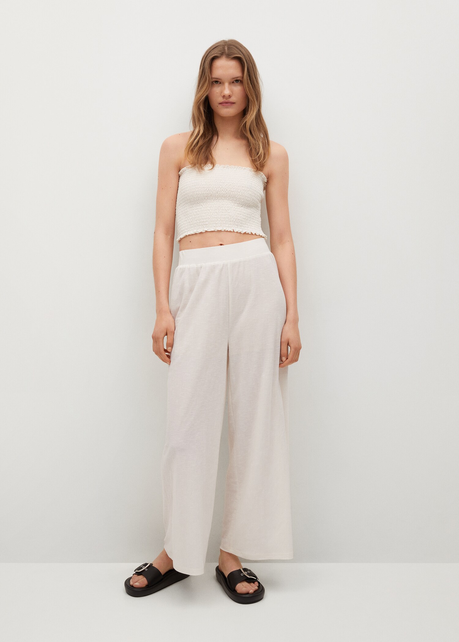 Pantalón culotte fluido - Plano general