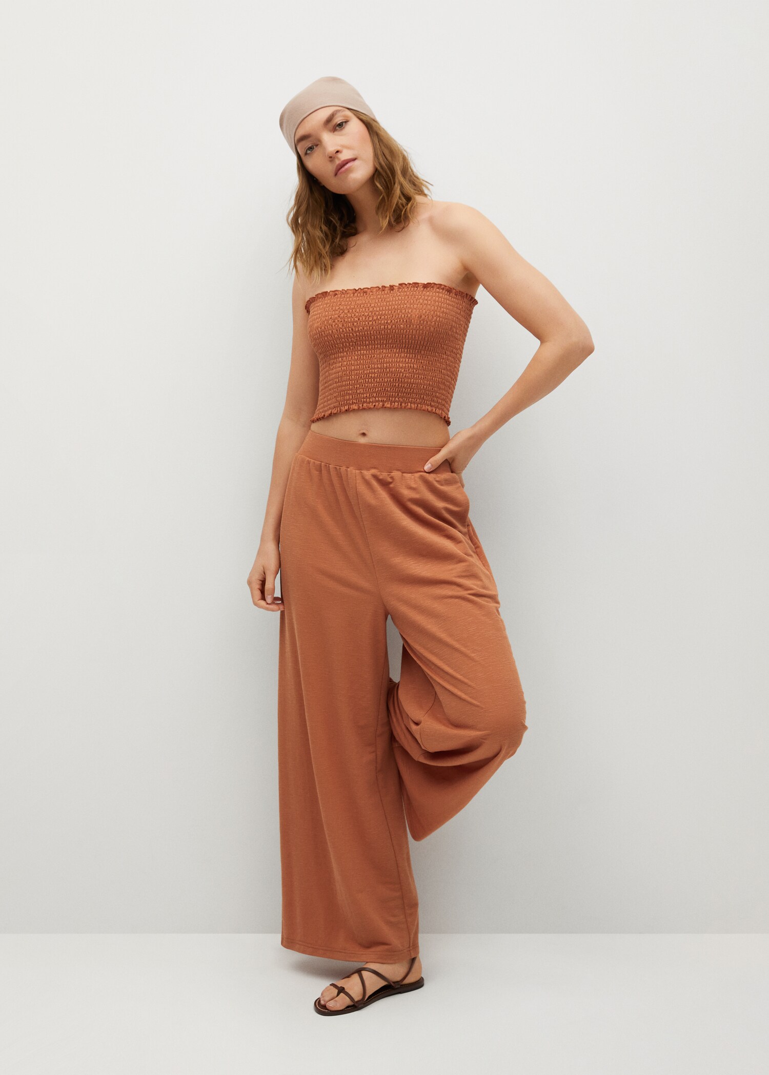 Pantalón culotte fluido - Plano general