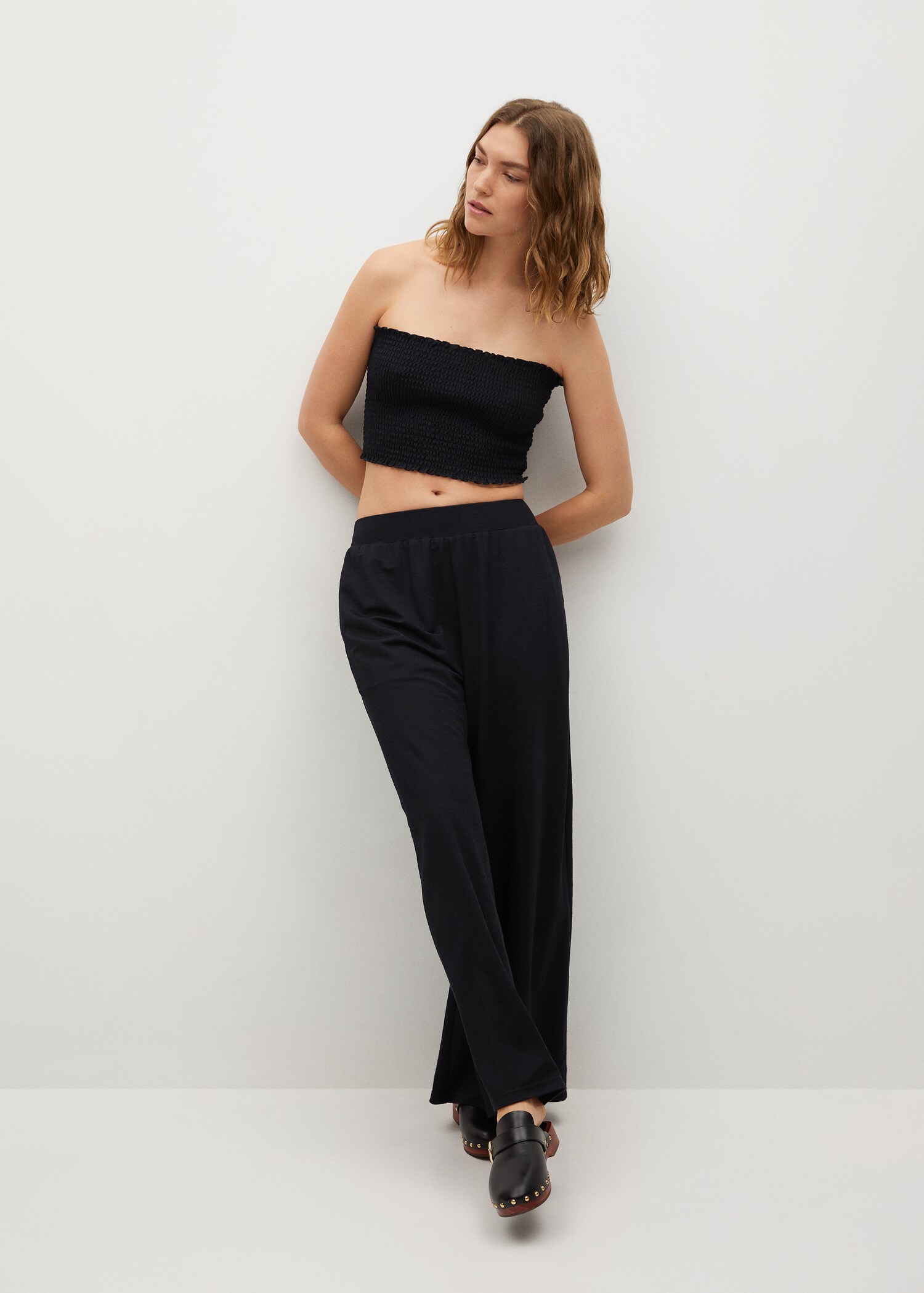 Pantalón culotte fluido - Plano general