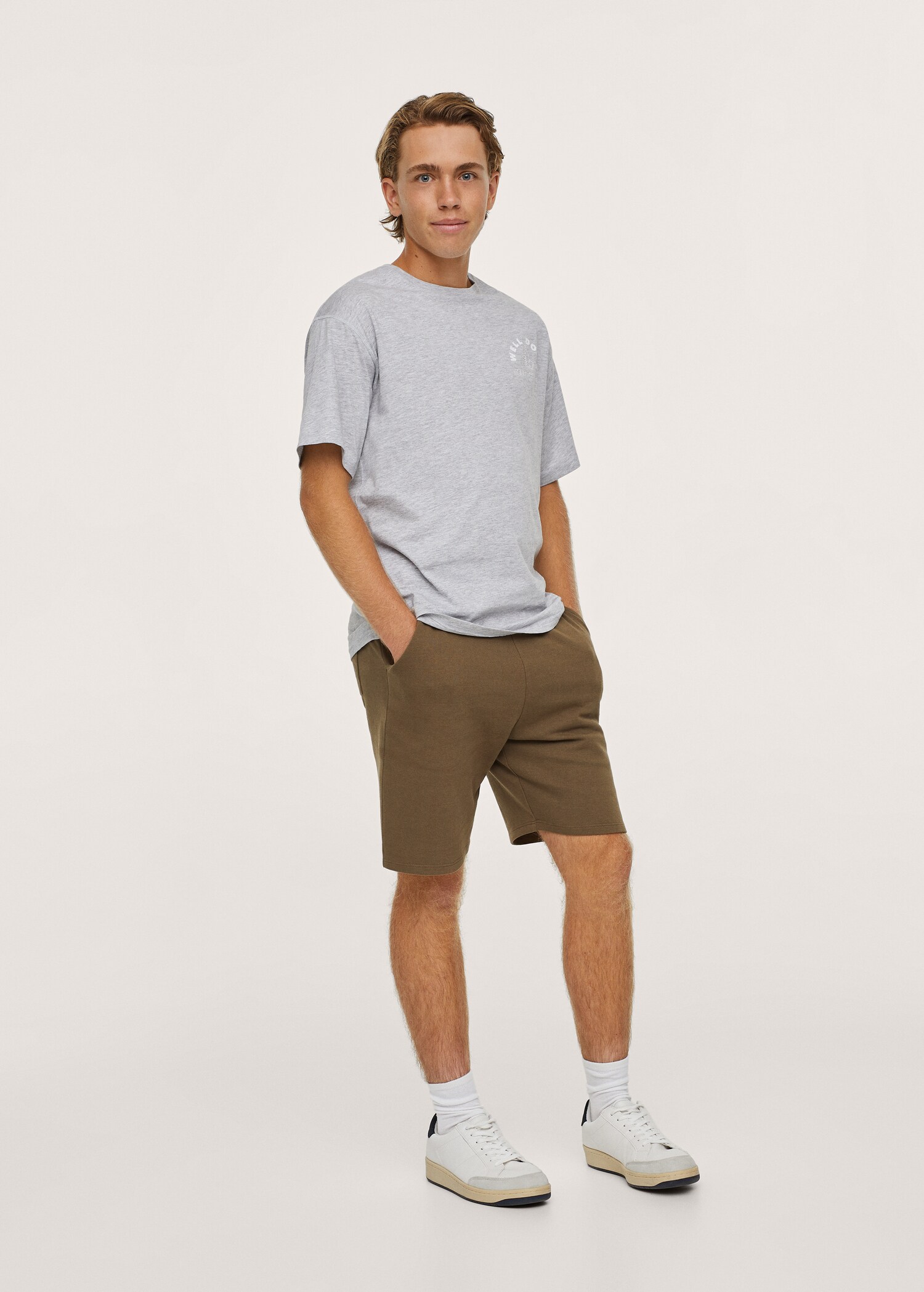 Message cotton T-shirt - General plane