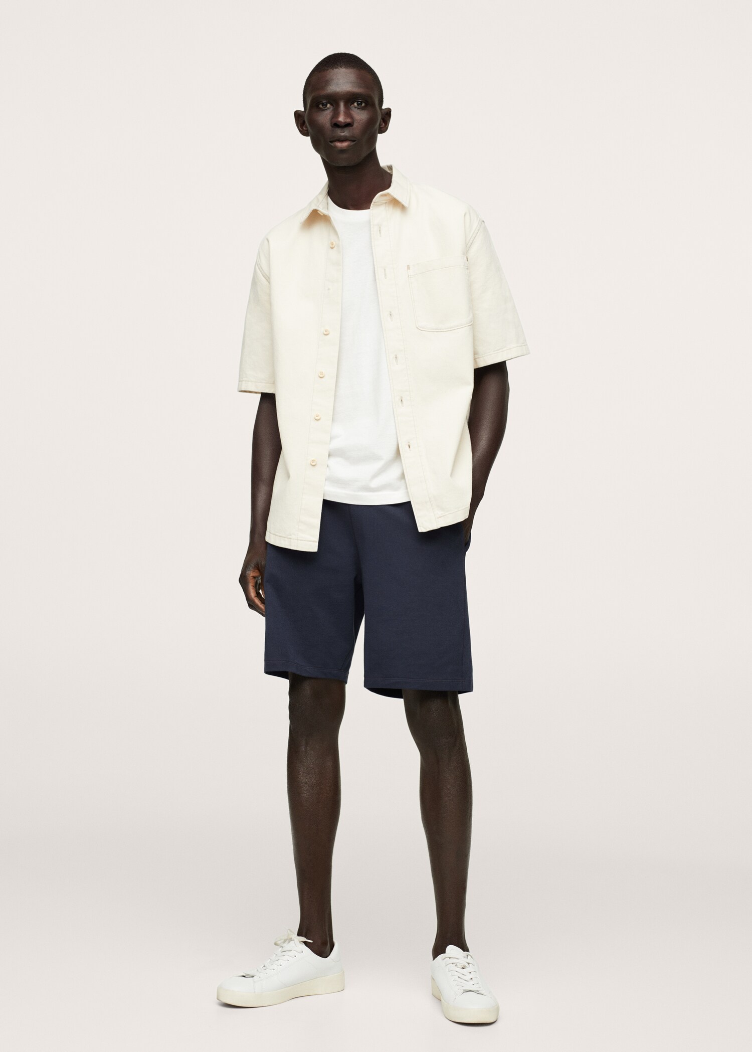 Bermudas jogging algodón orgánico - Plano general