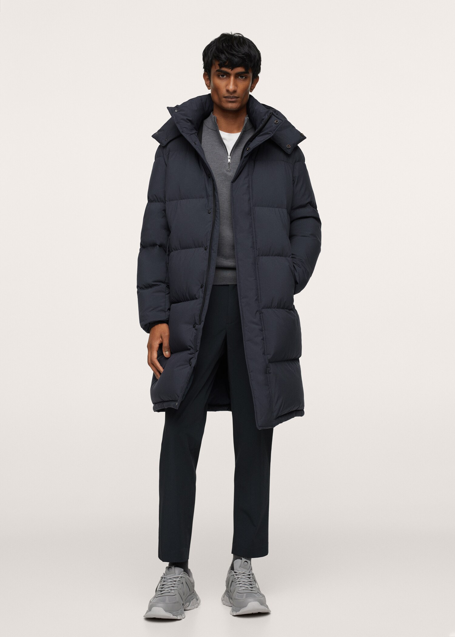 Anorak impermeable plumón - Plano general