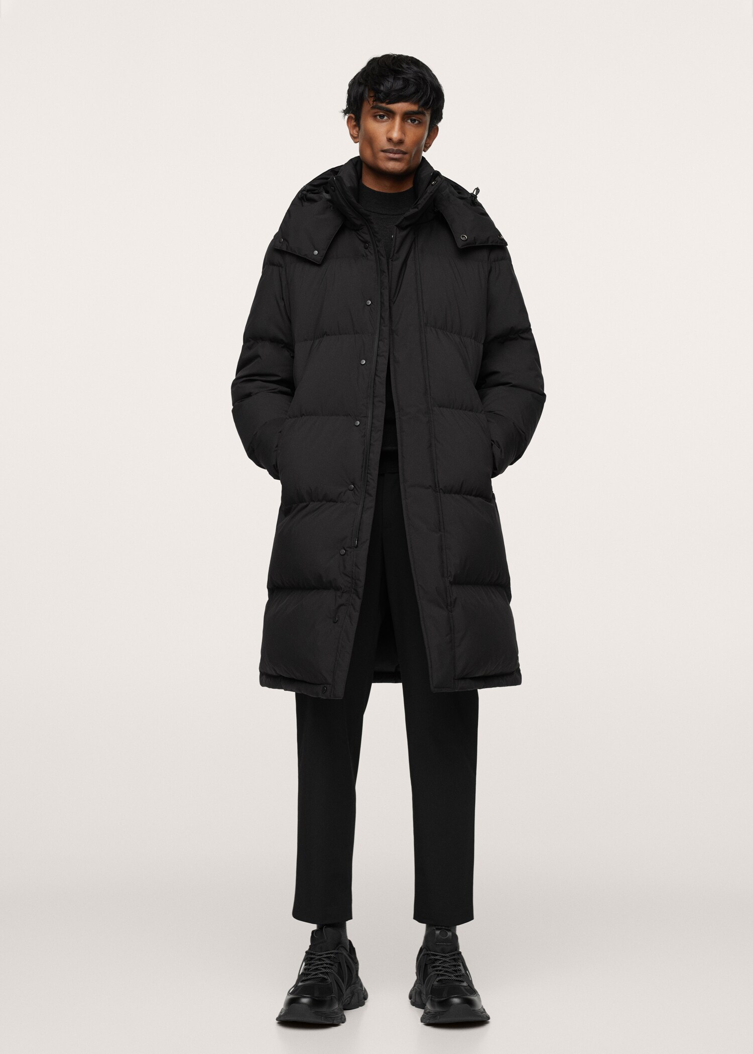 Anorak impermeable plumón - Plano general