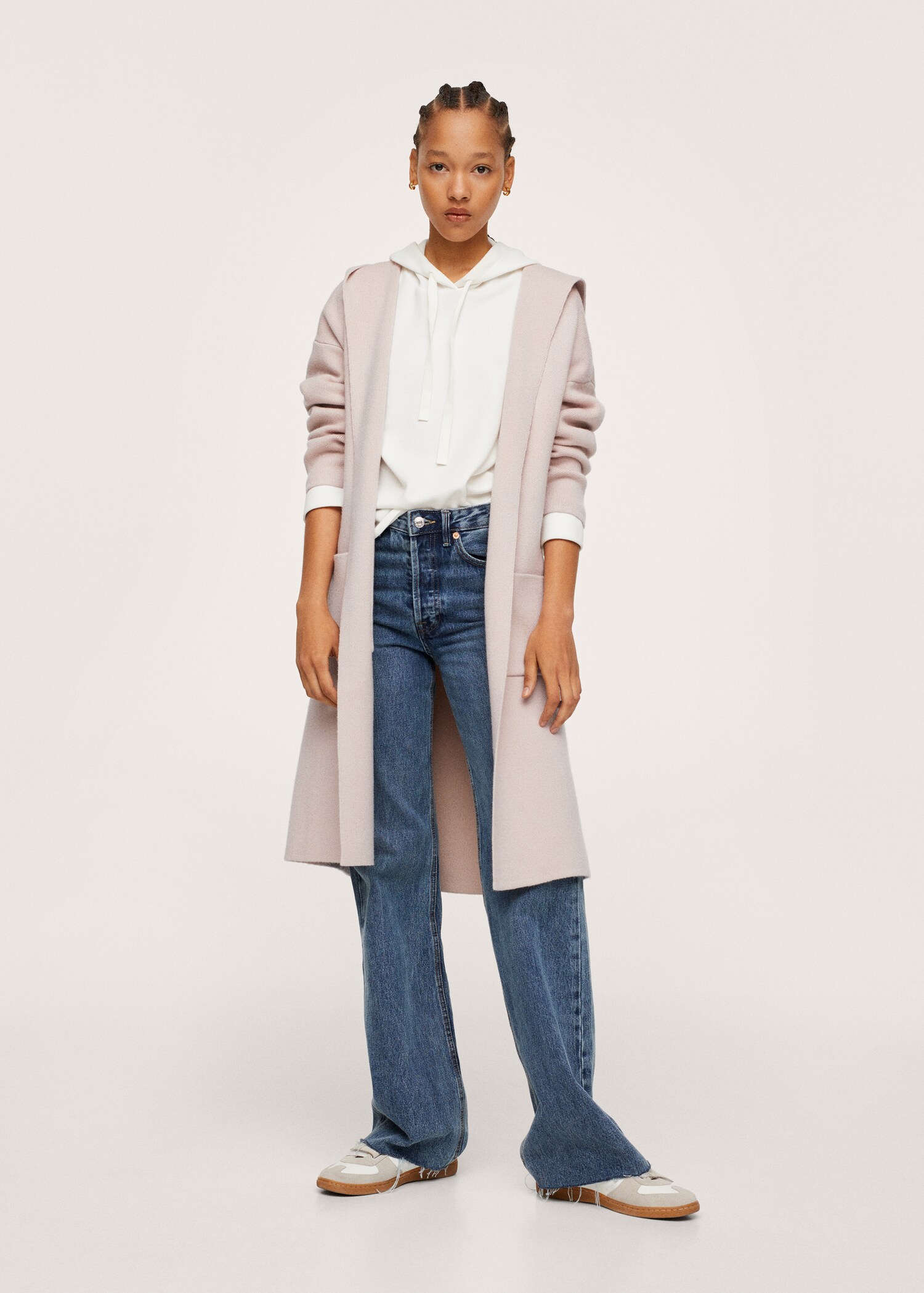 Abrigo oversize capucha - Plano general