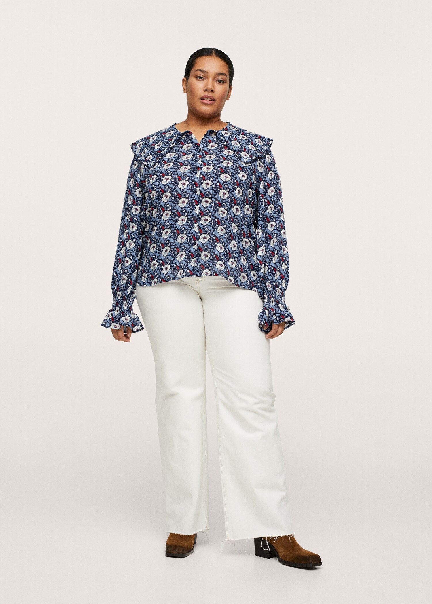 Blusa estampado flores - Plano general