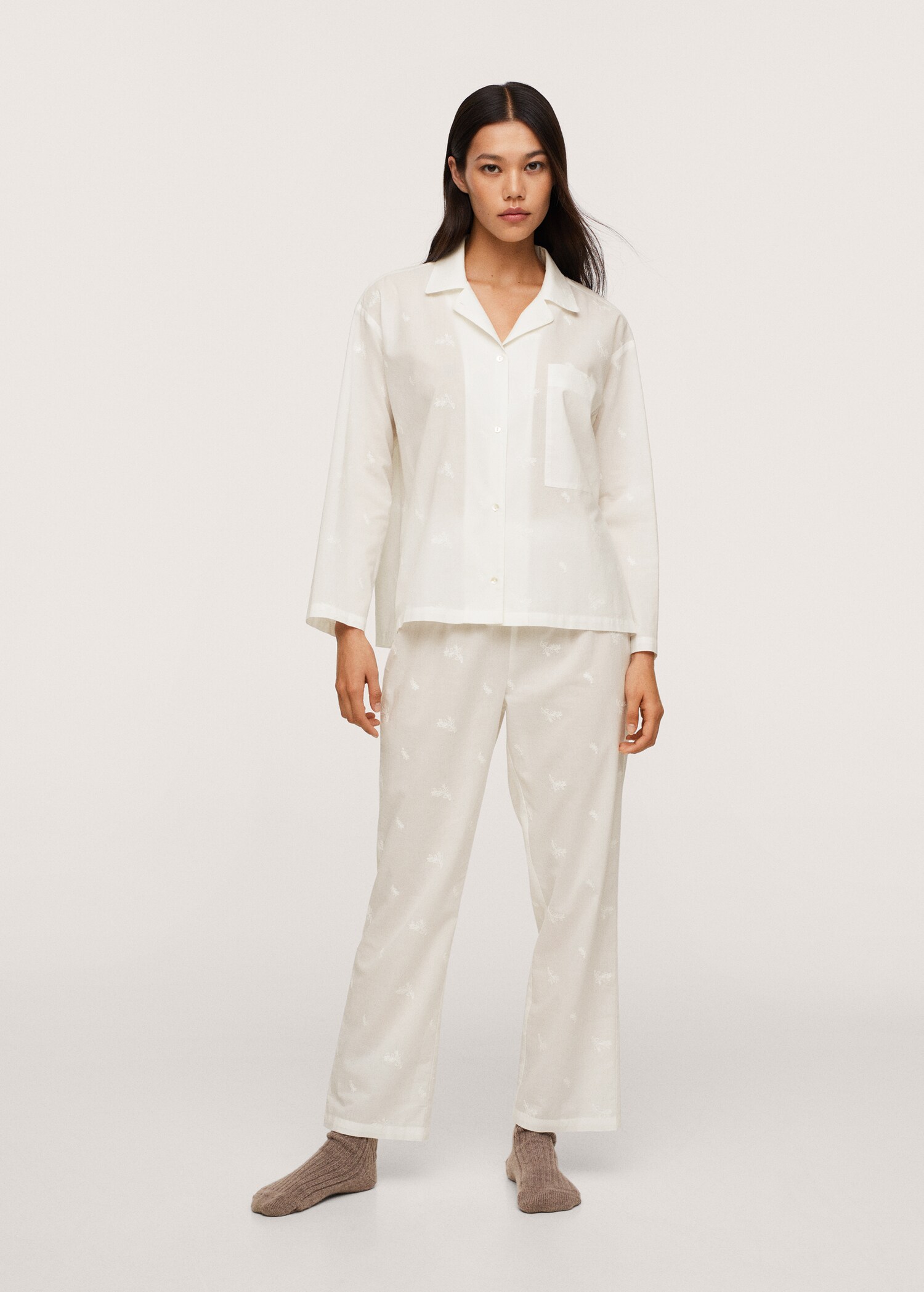 Pantalón pijama gasa de algodón - Plano general