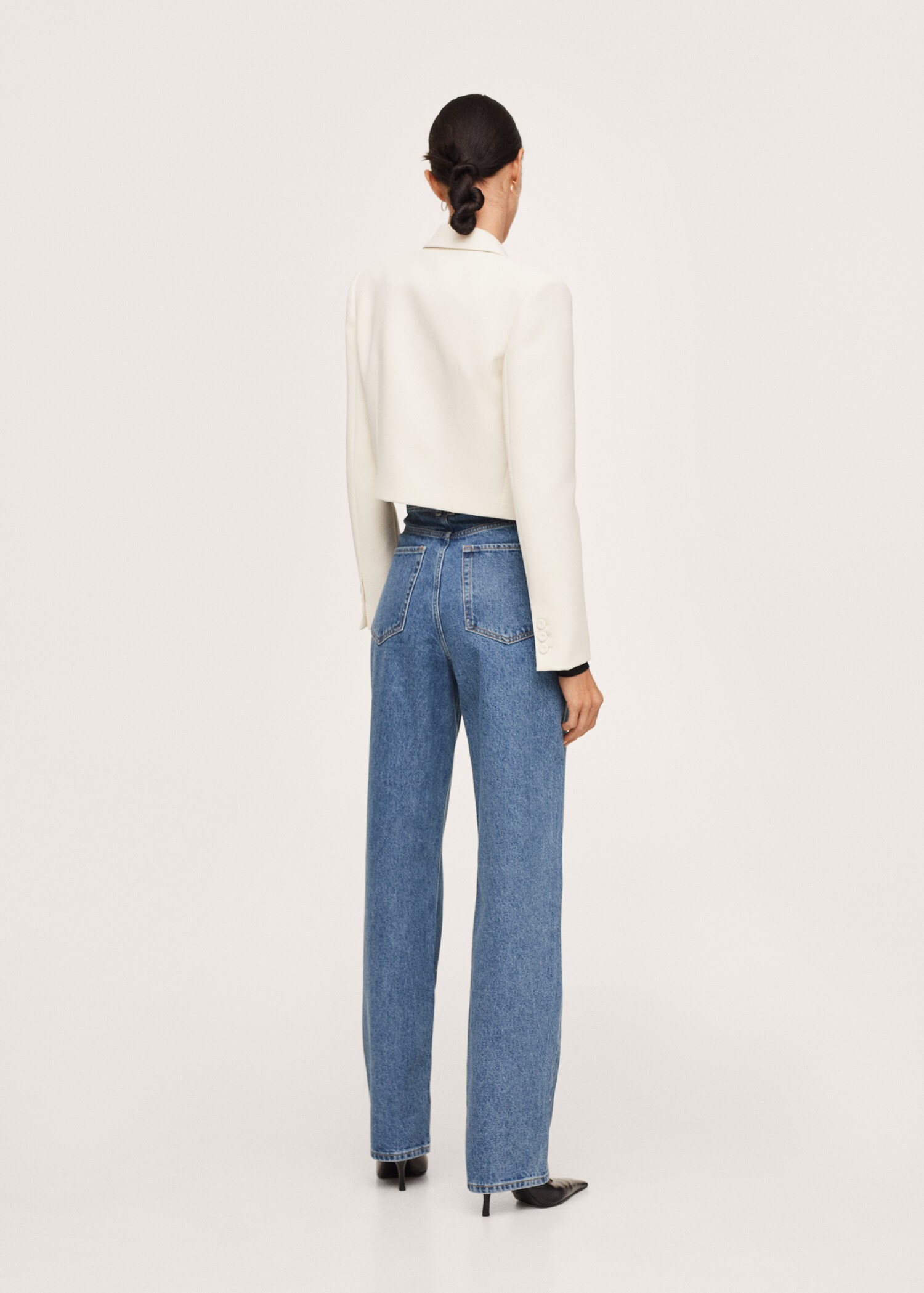 Straight-fit strass jeans - General plane