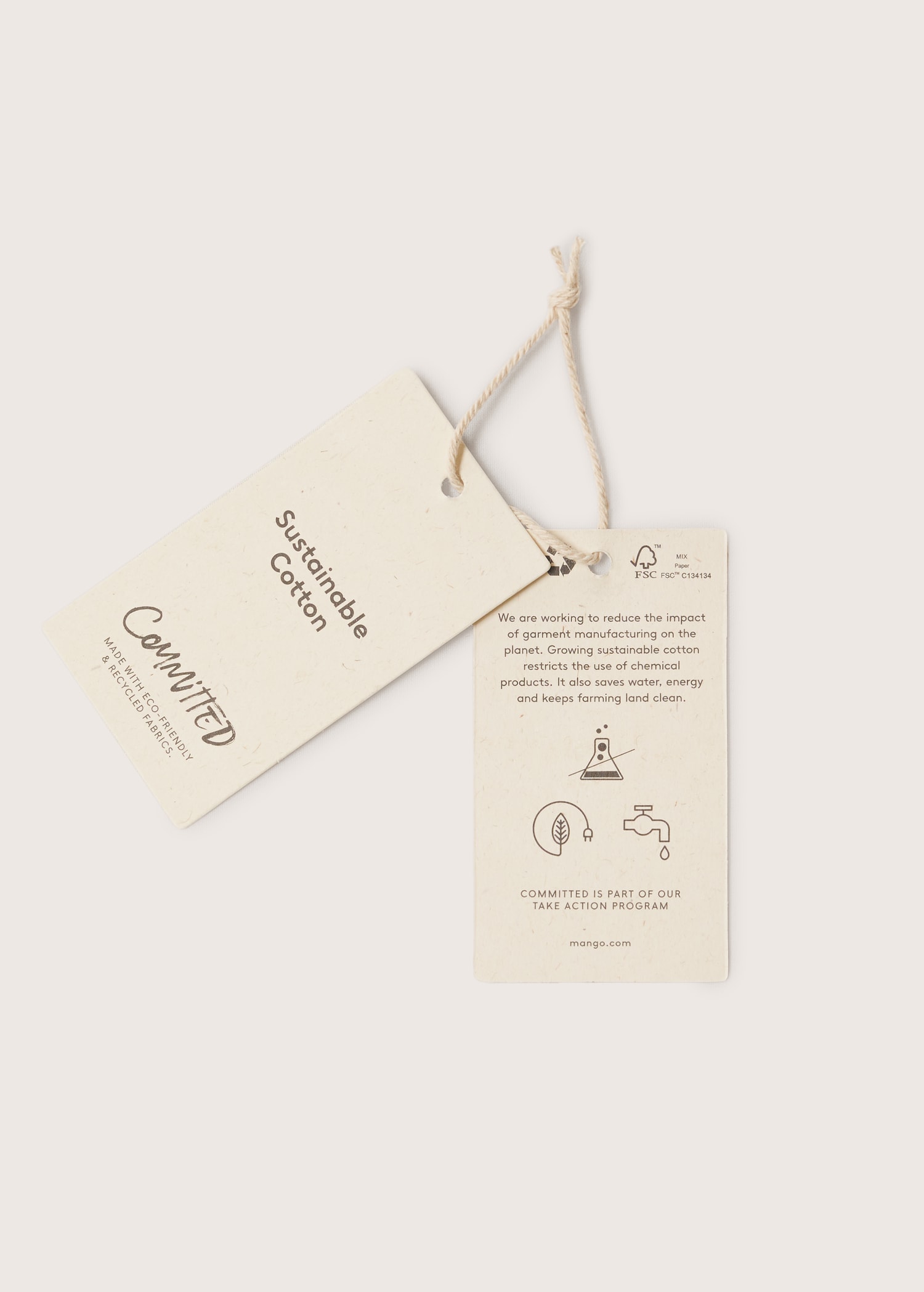 Puffed sleeves cotton dress - Details of the article 7
