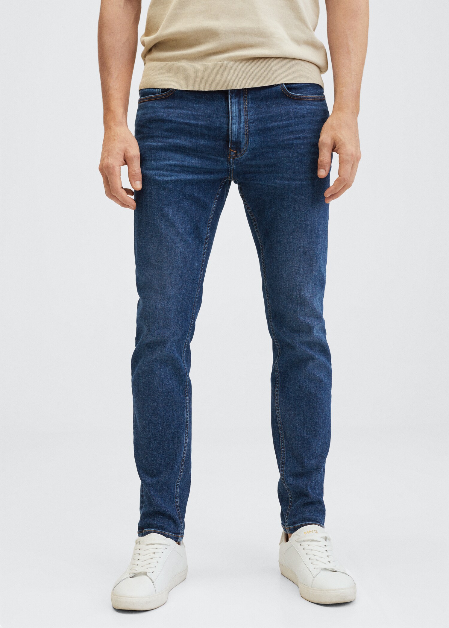 Skinny dark wash Jude jeans - Medium plane