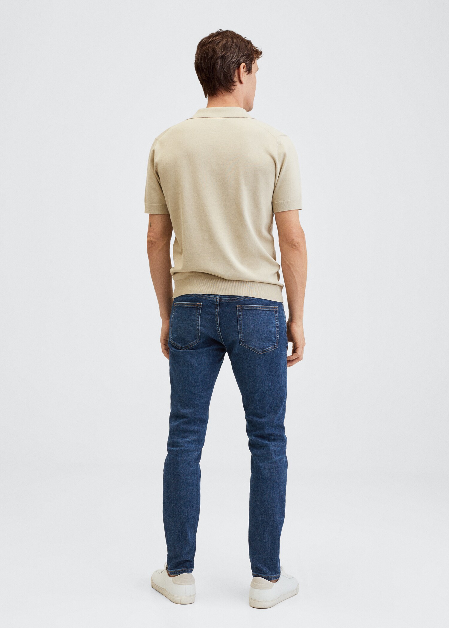 Dunkle Skinny Jeans Jude - Rückseite des Artikels