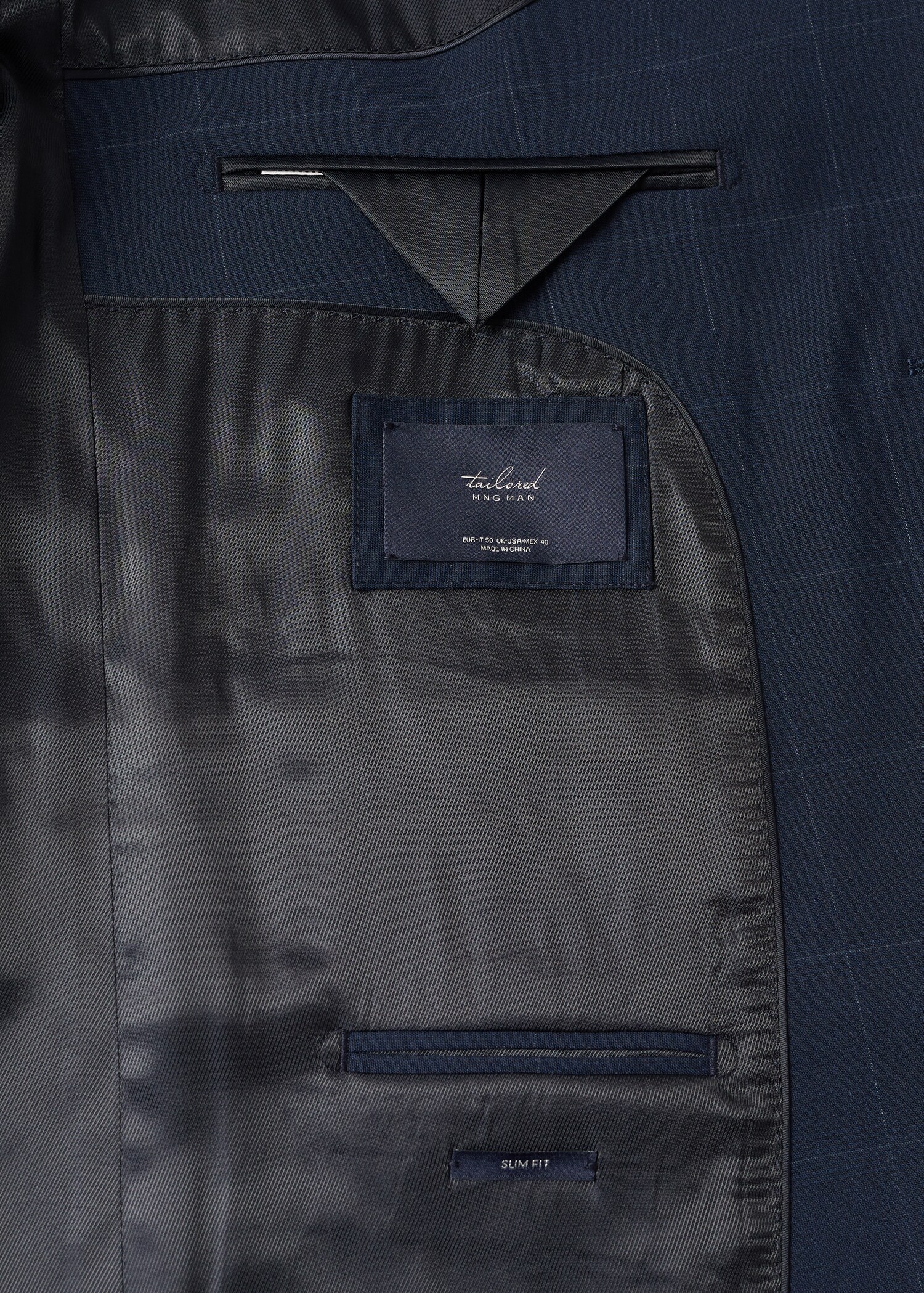 Americana vestir slim fit quadres - Detall de l'article 8