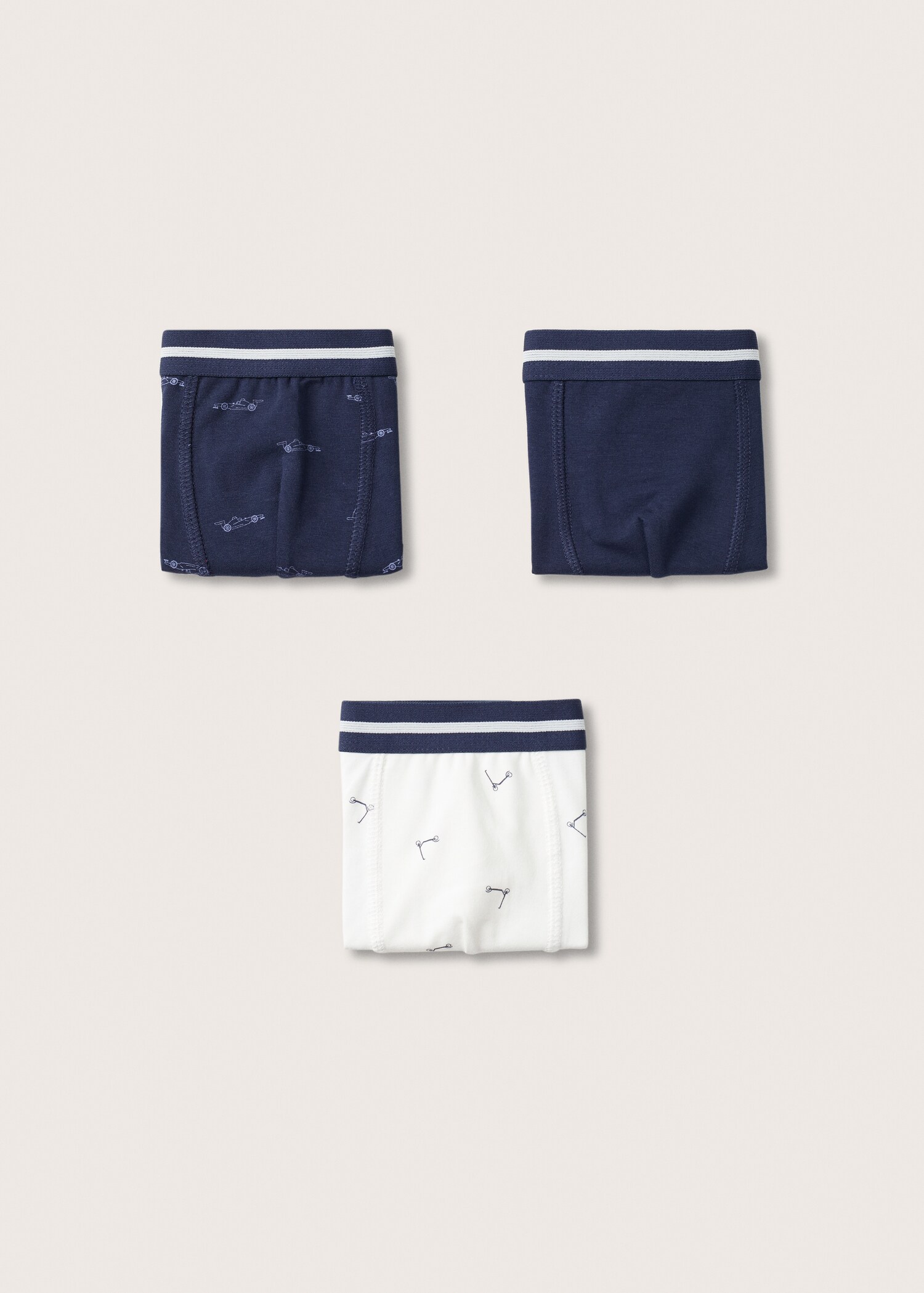 Balení 3 ks kombinované boxerky - Zboží bez modelu
