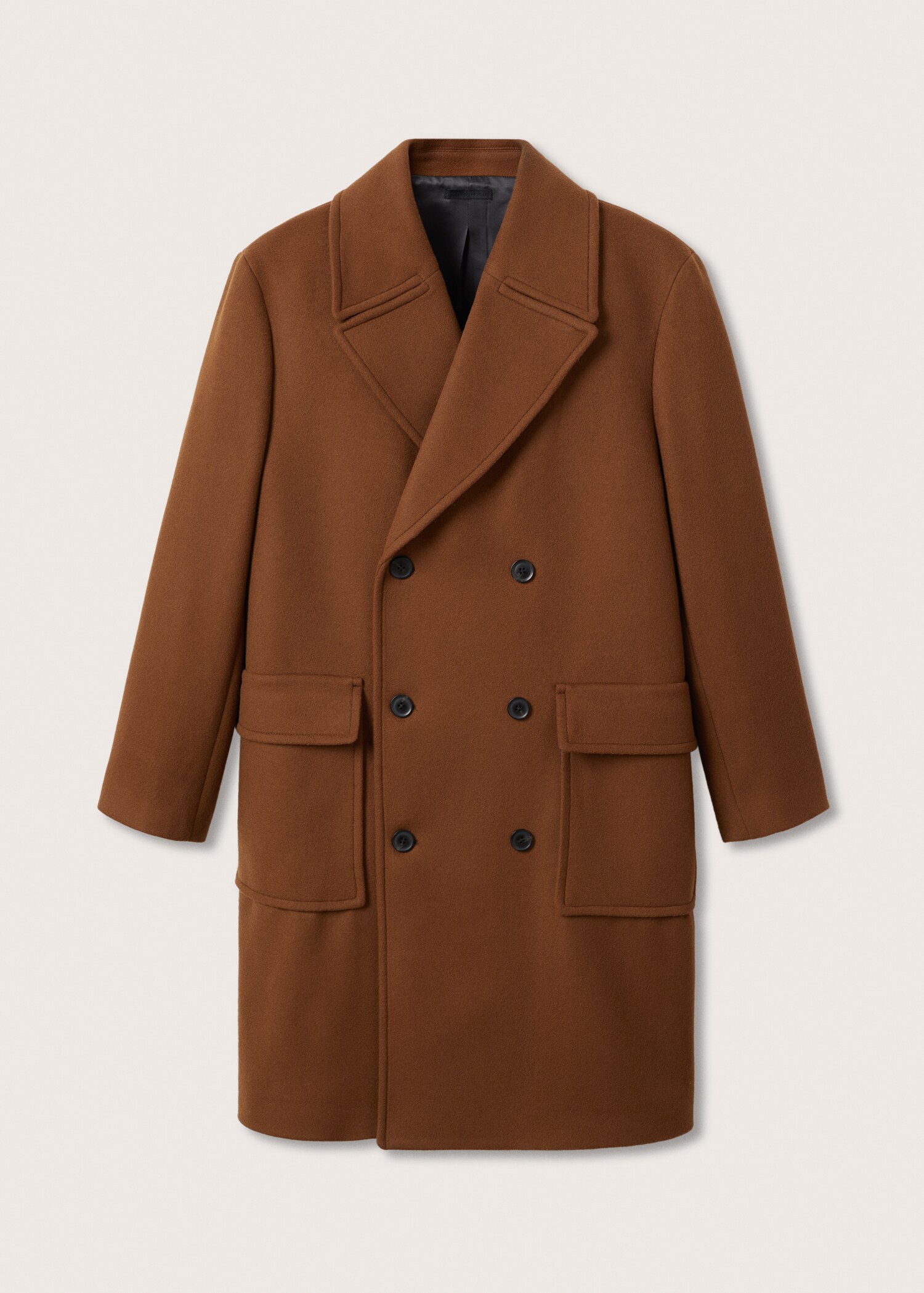 Recycled wool oversize coat - Article without model