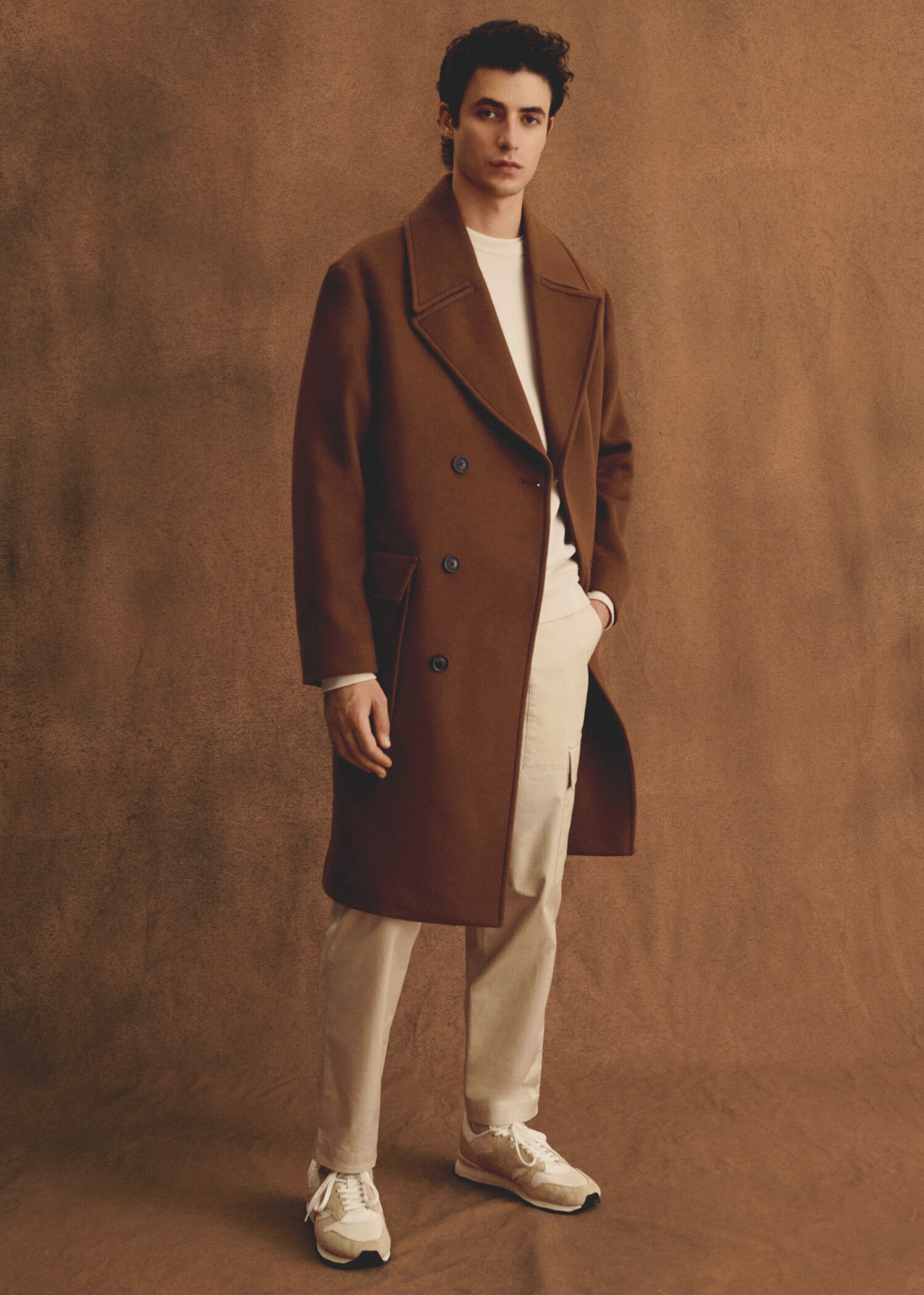 Recycled wool oversize coat - Details of the article 5