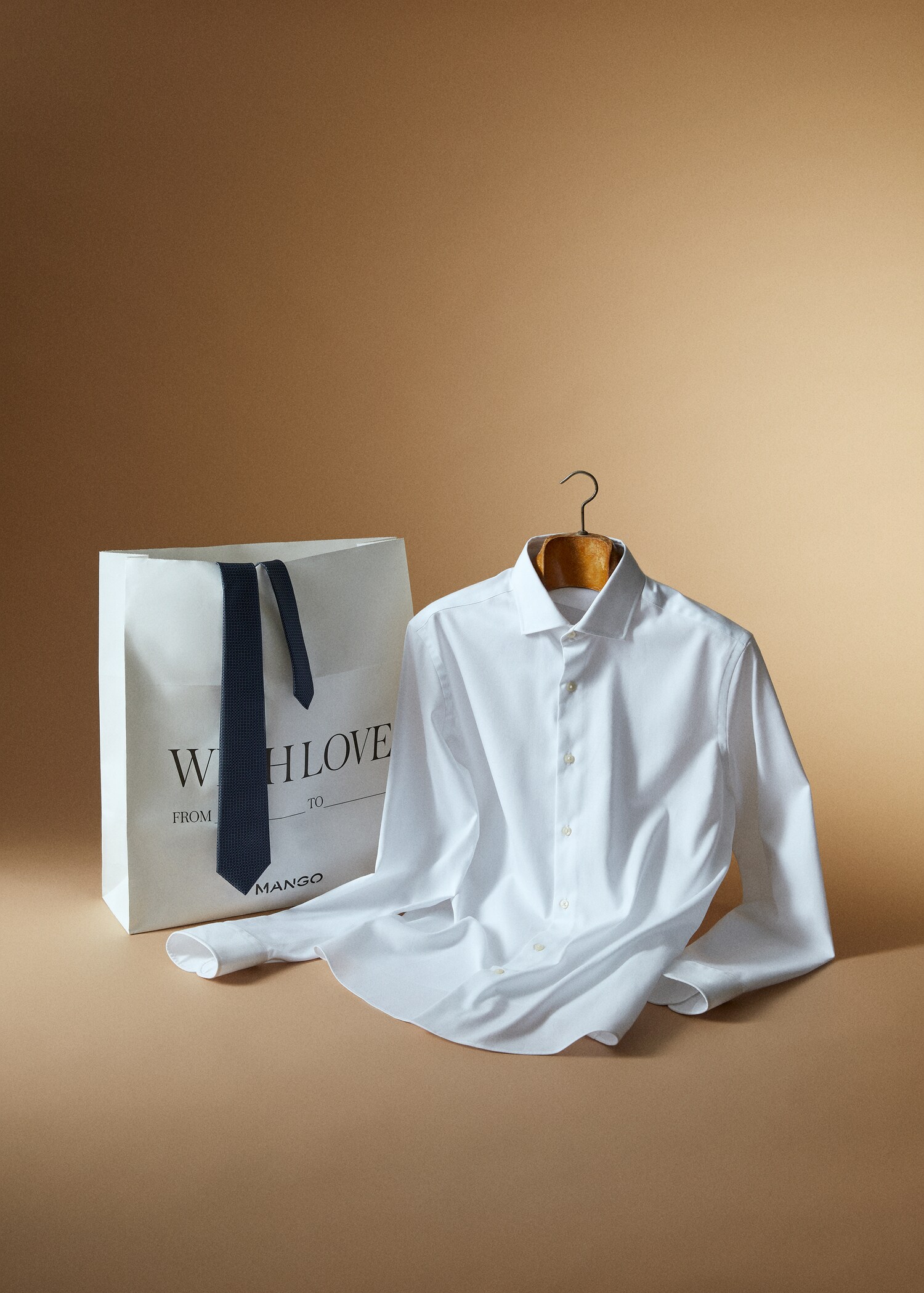 Slim fit cotton suit shirt - Details of the article 6
