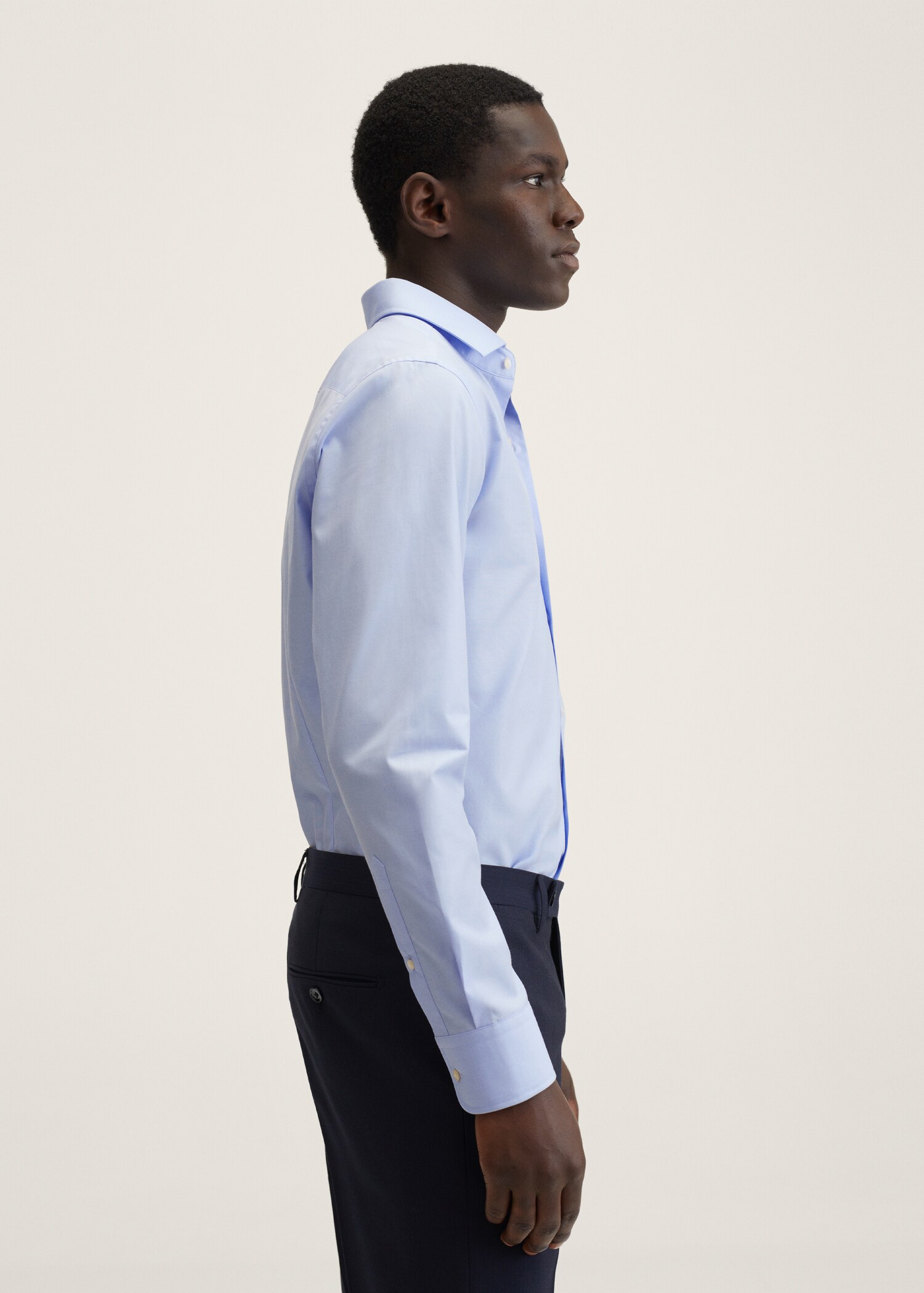 Obleková košile slim fit z bavlny - Detail zboží 2