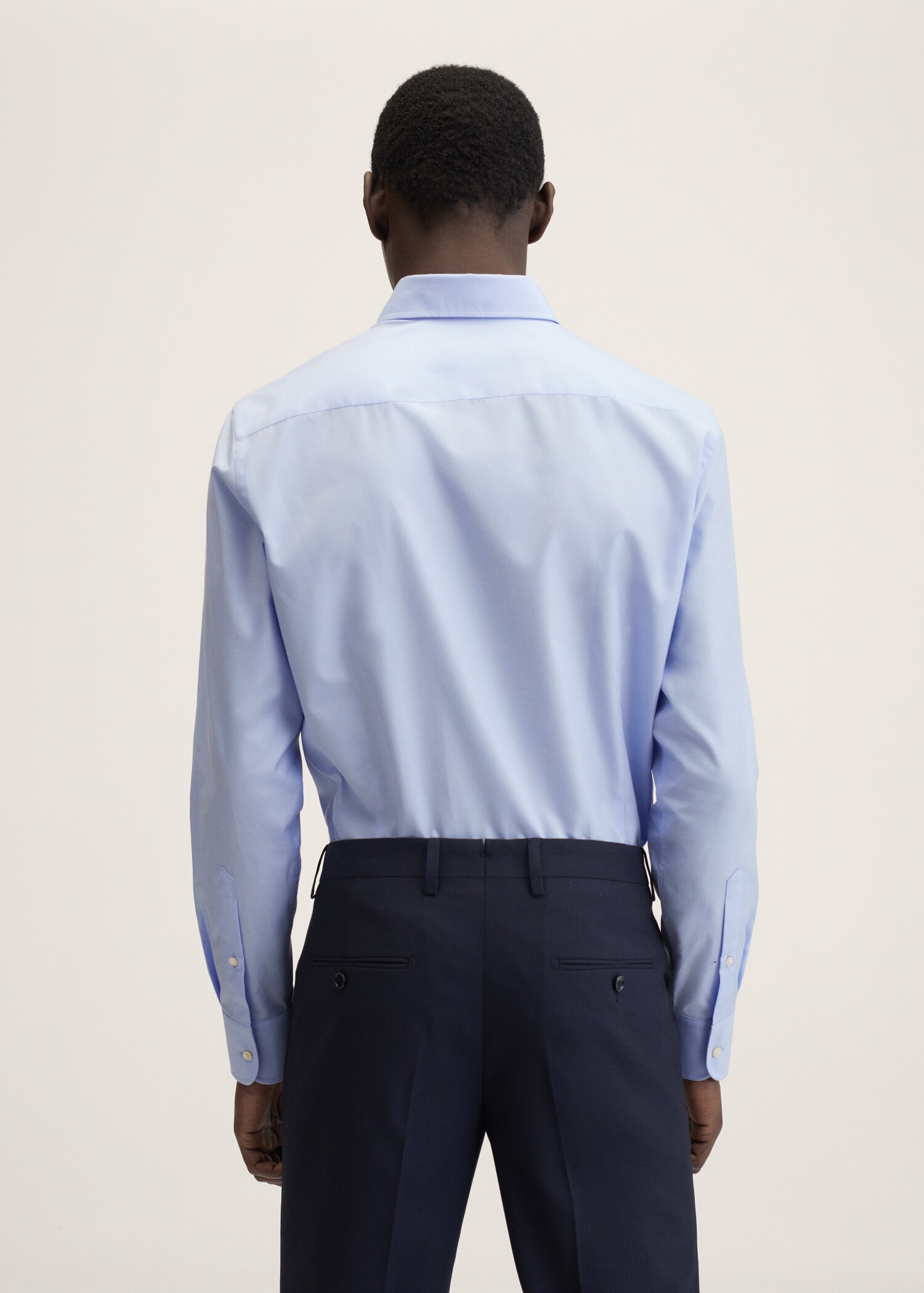 Obleková košile slim fit z bavlny - Zadní strana zboží