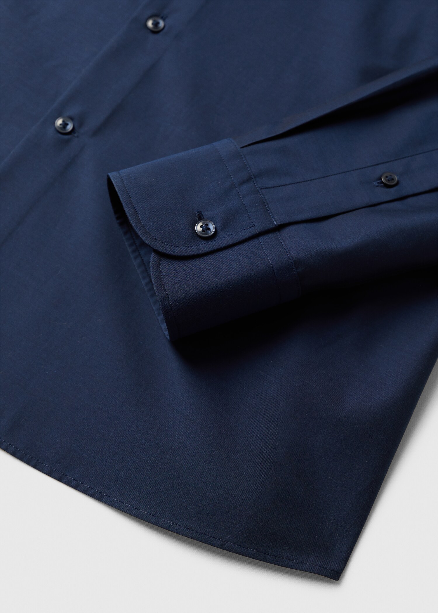 Slim fit cotton suit shirt - Details of the article 7