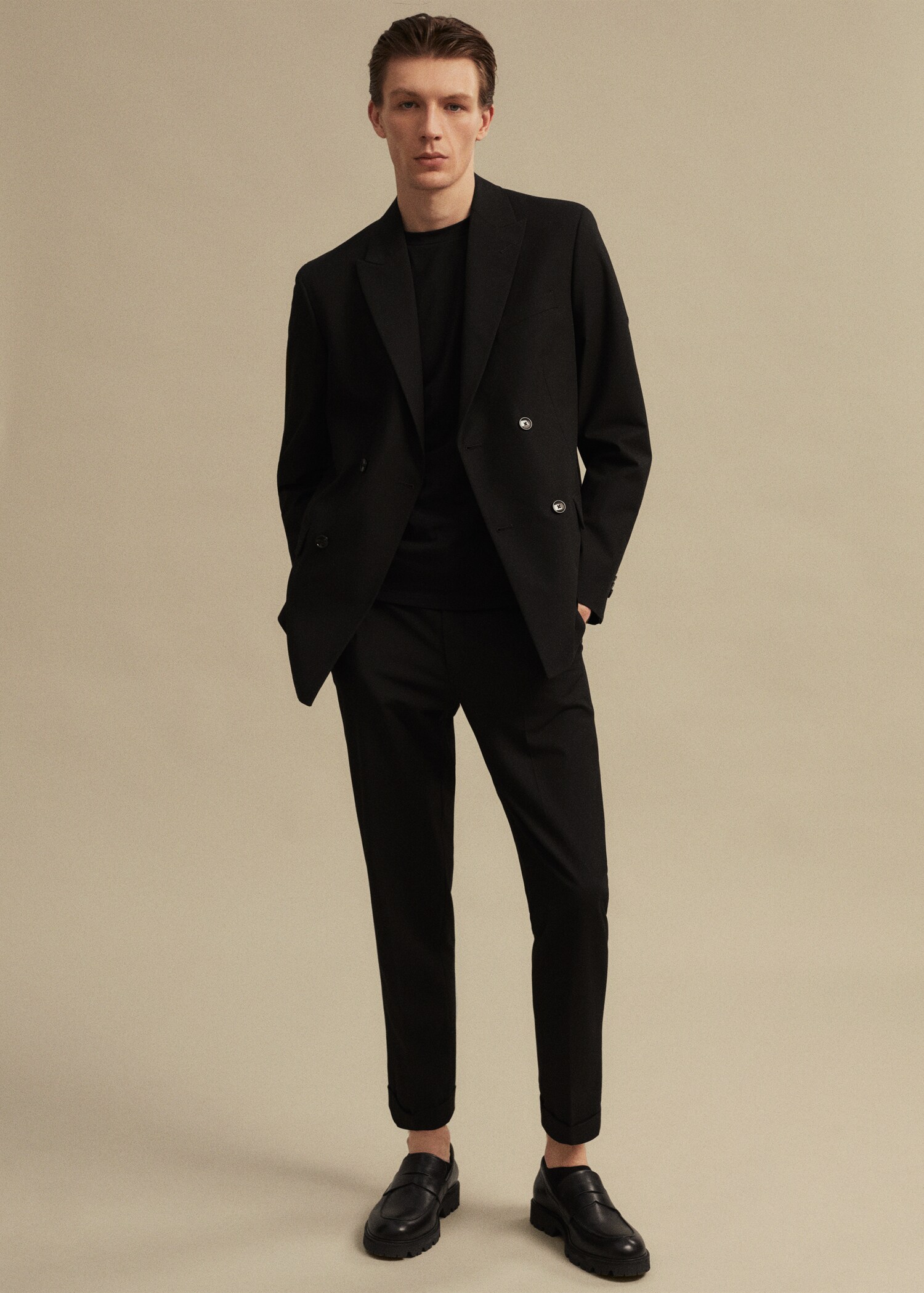 Oblekové kalhoty slim fit - Detail zboží 7