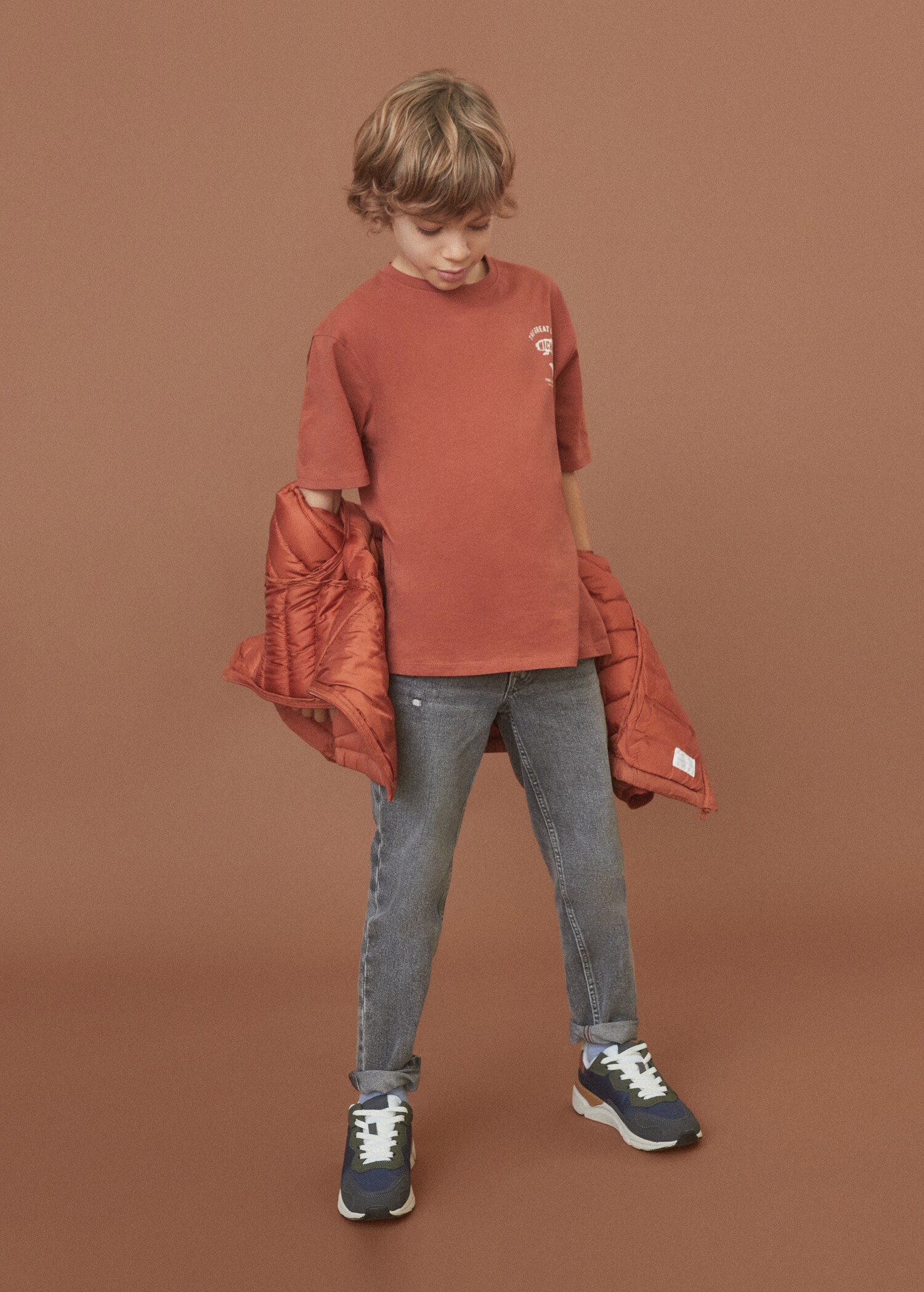 Washed slim-fit jeans - Details of the article 6