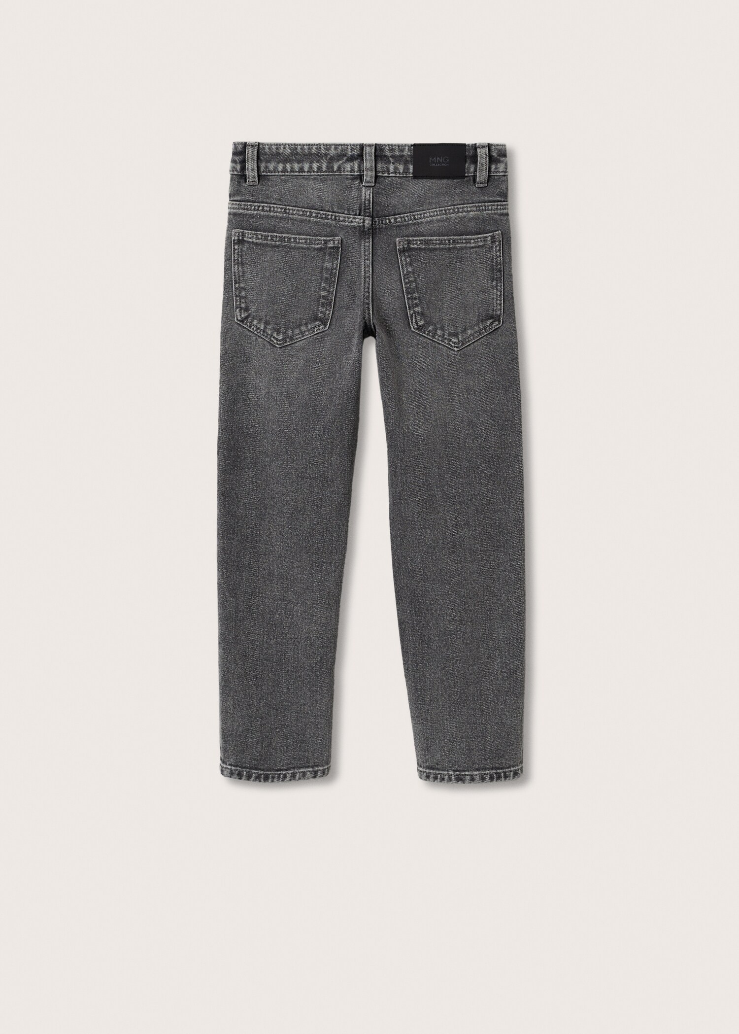 Washed slim-fit jeans - Reverse of the article