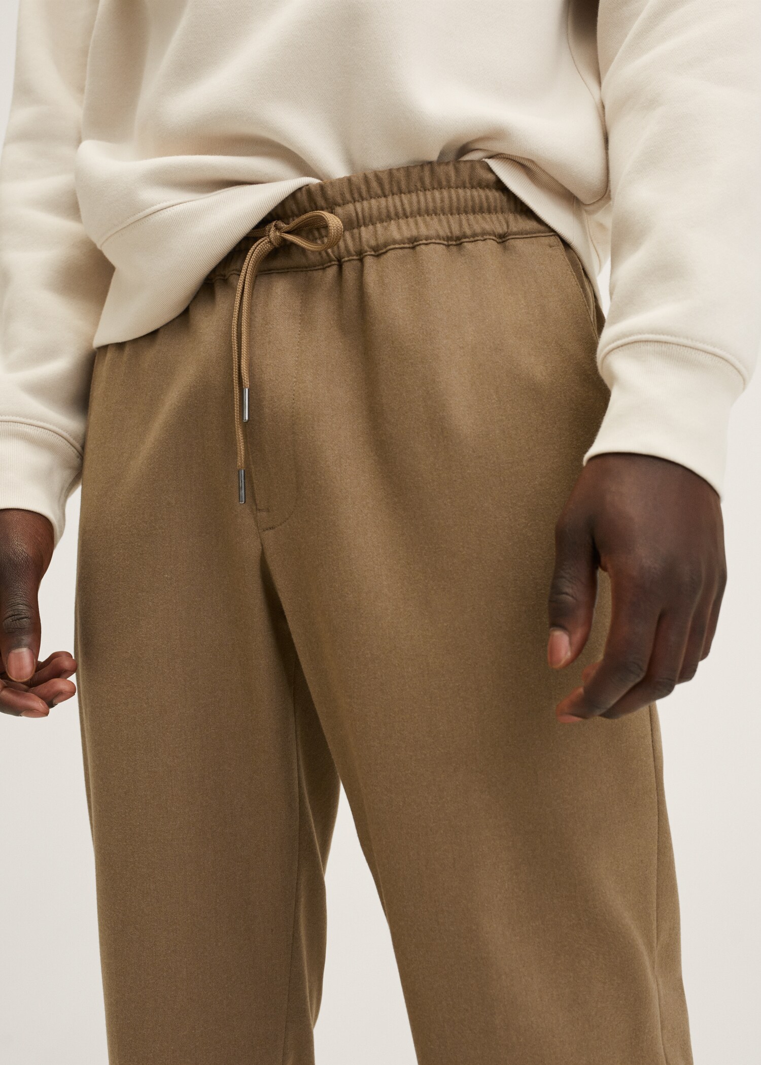 Pantalón recto cintura elástica - Detalle del artículo 1