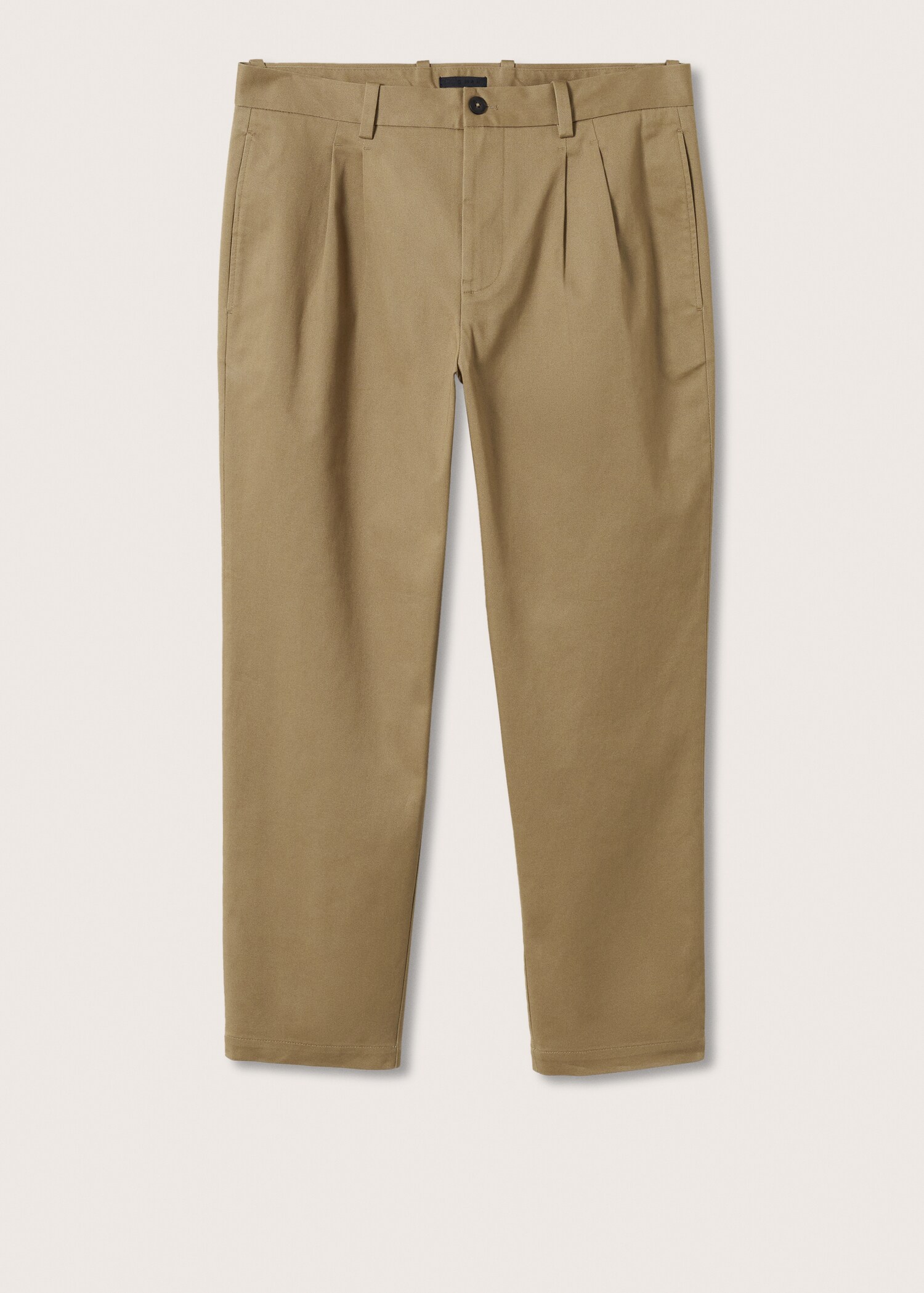 Regular-fit pleated trousers - Article without model