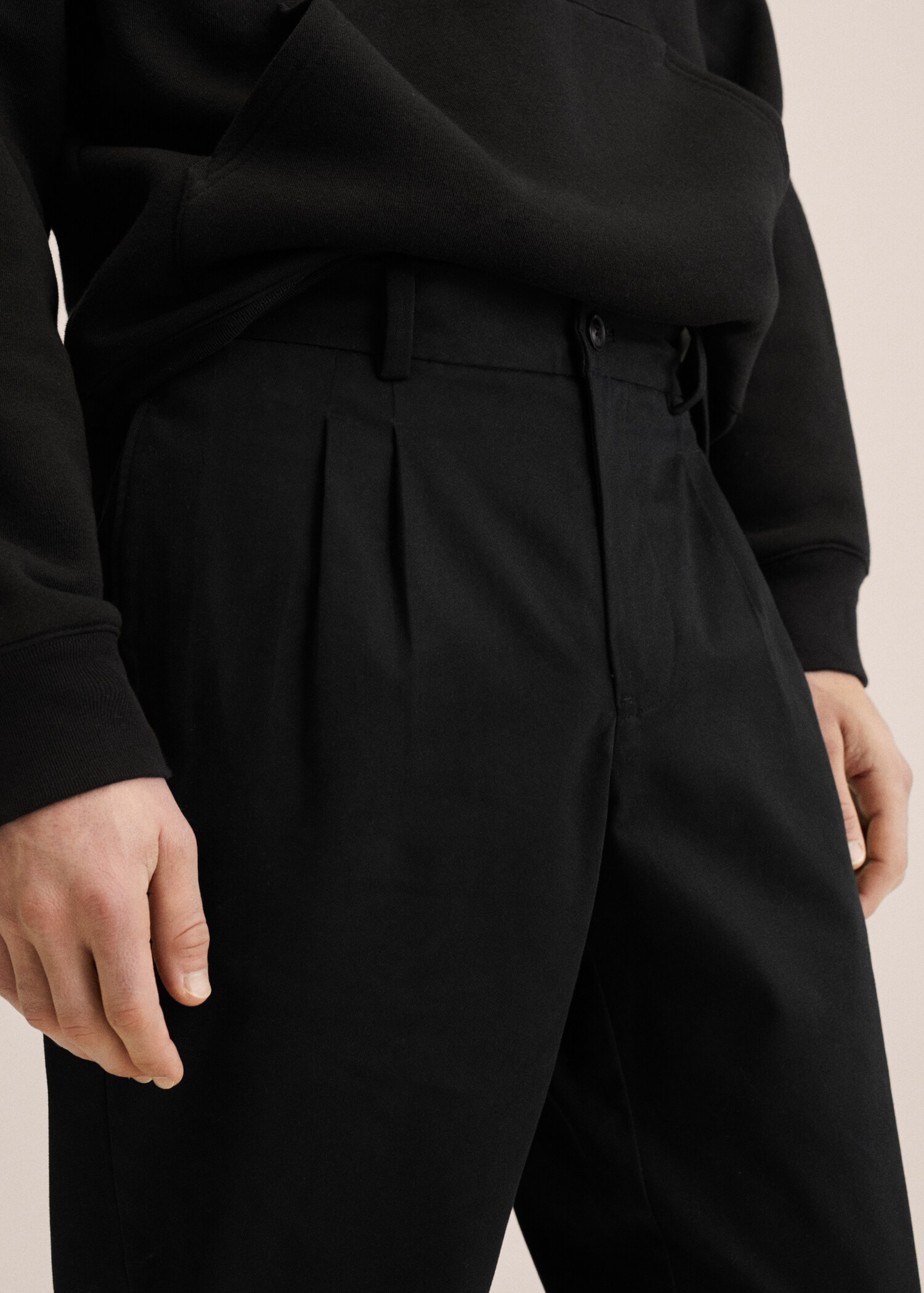 Kalhoty regular fit se záševky - Detail zboží 1