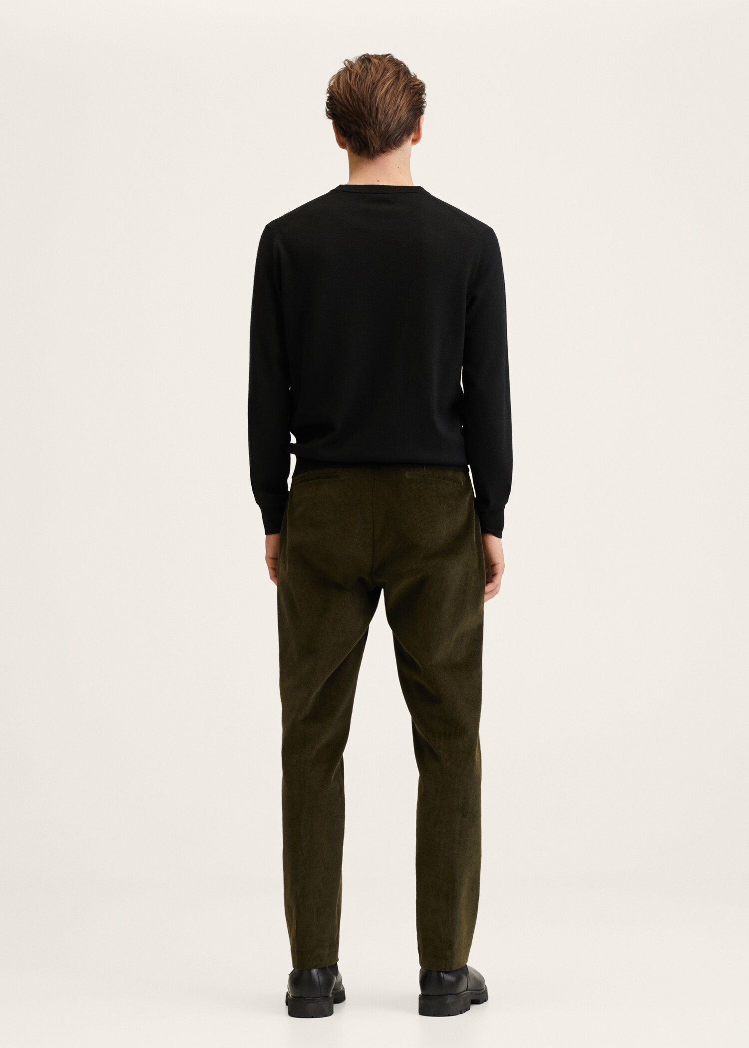 Pantalón regular fit pana - Reverso del artículo
