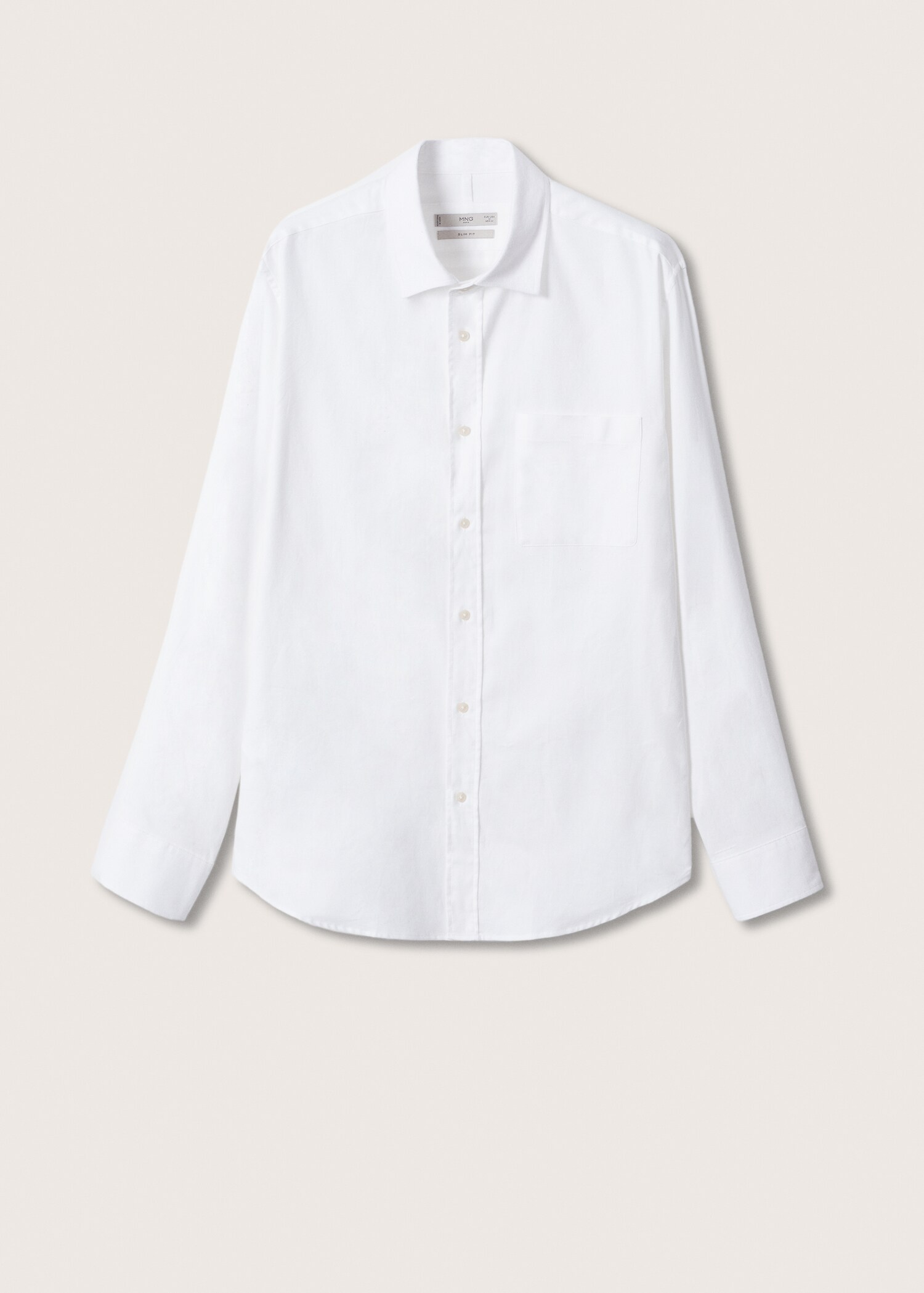 Bavlněná košile slim fit - Zboží bez modelu