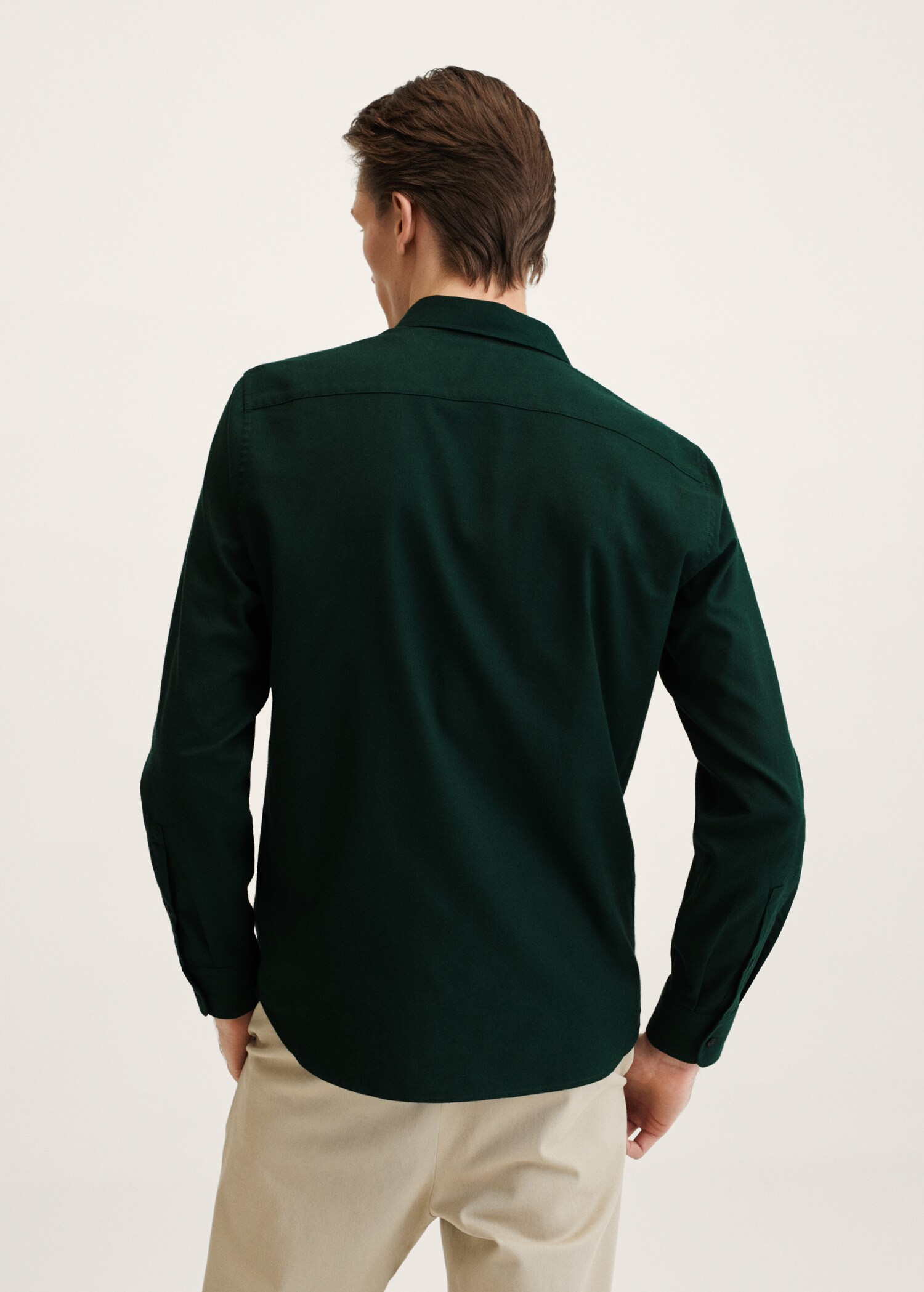 Bavlněná košile slim fit - Zadní strana zboží