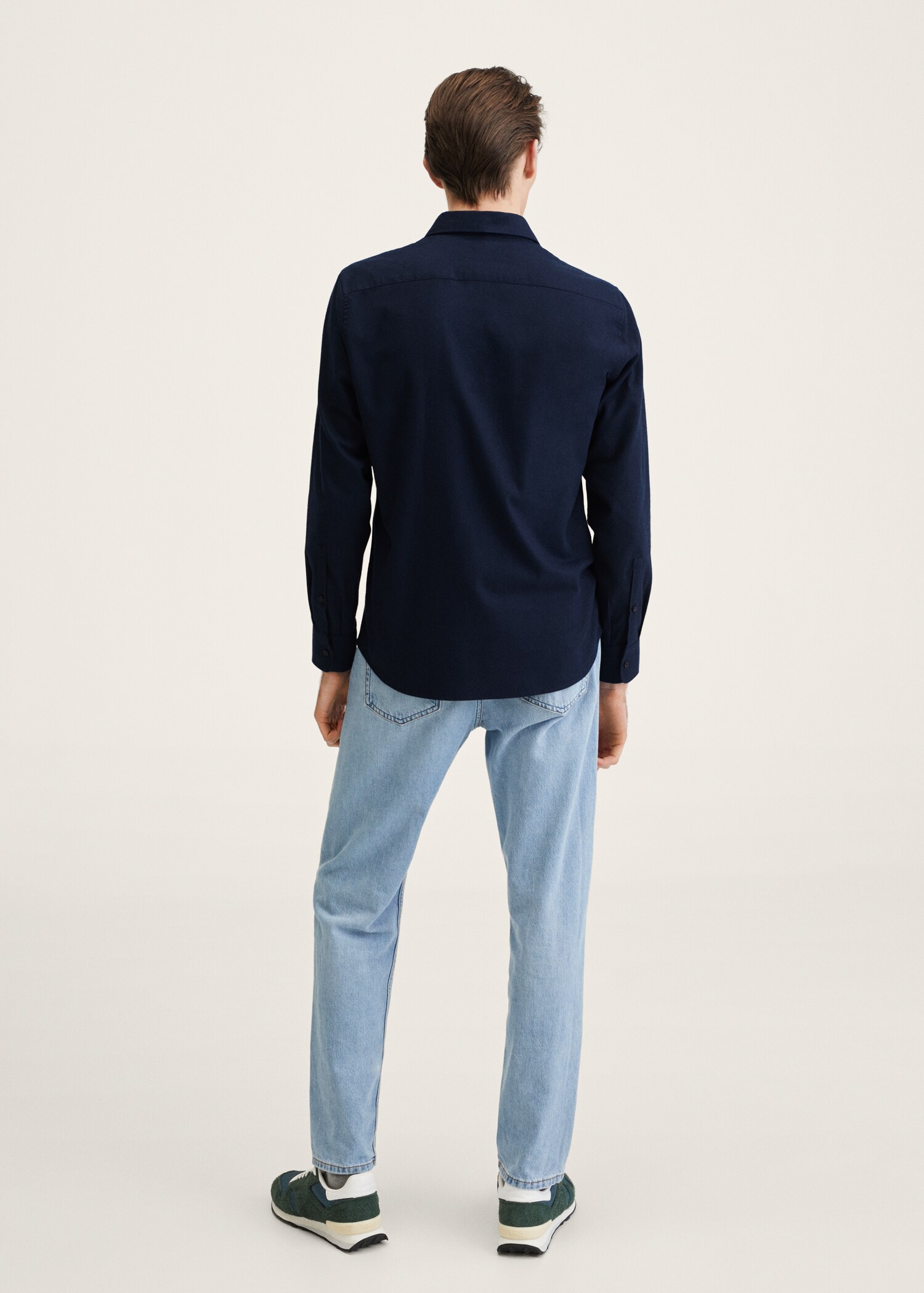 Bavlněná košile slim fit - Zadní strana zboží