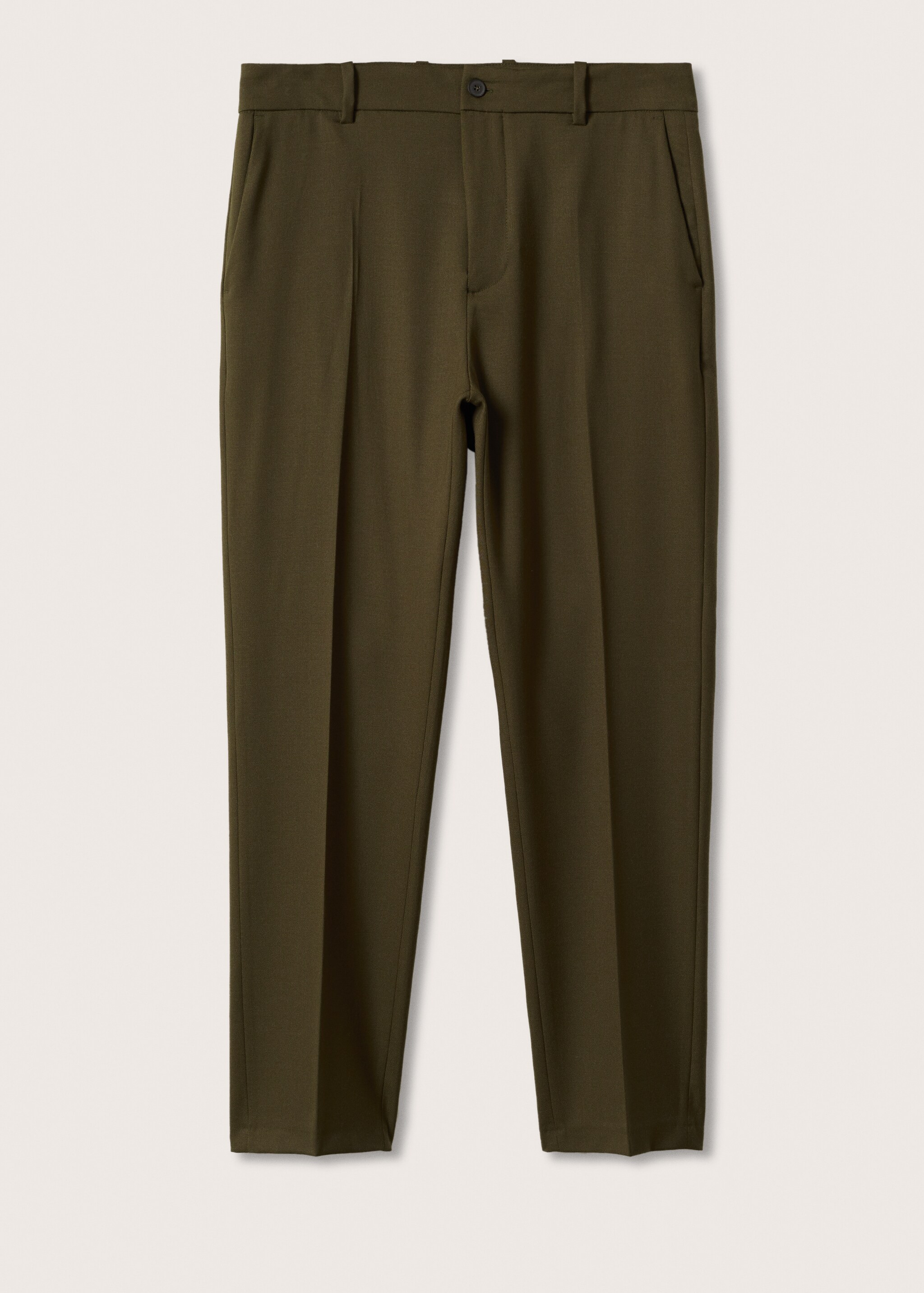 Loose-fit wool trousers - Article without model