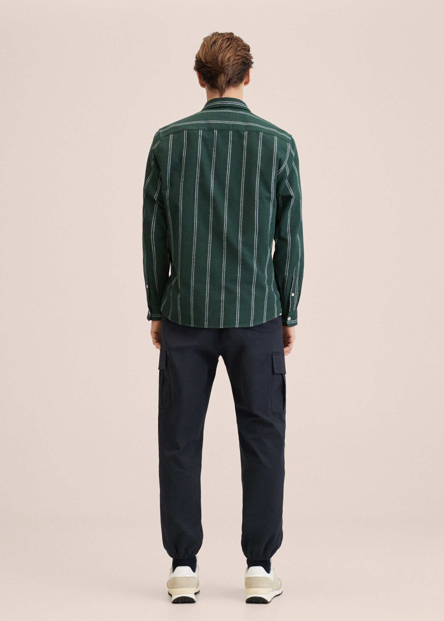 Camisa franela rayas - Reverso del artículo
