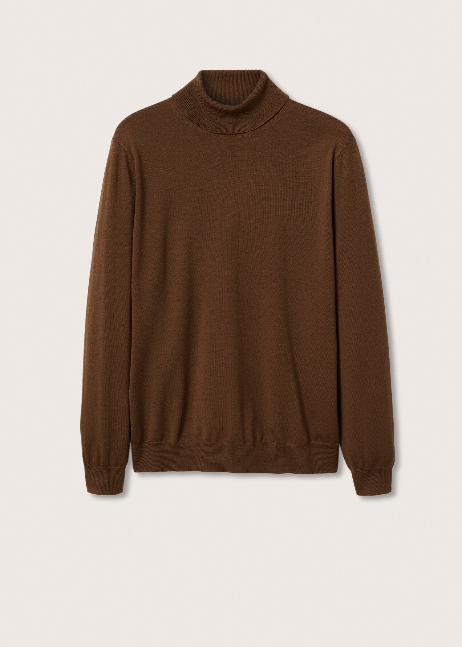 Vlněný svetr s rolákovým límcem - Zboží bez modelu