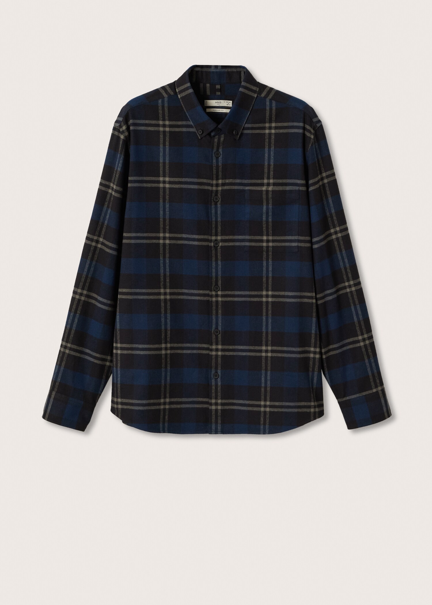 Checked flannel shirt - Article without model