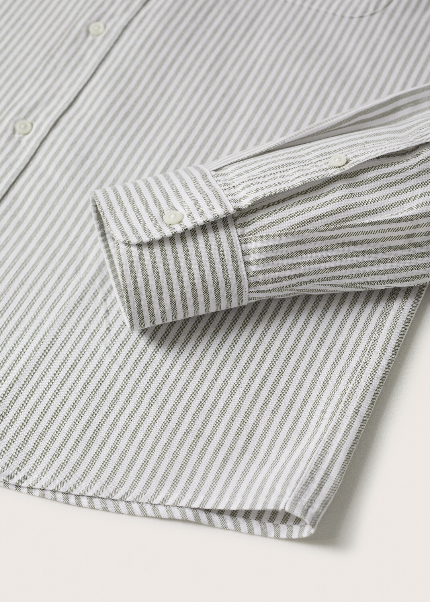 Regular-fit cotton striped shirt - Details of the article 8