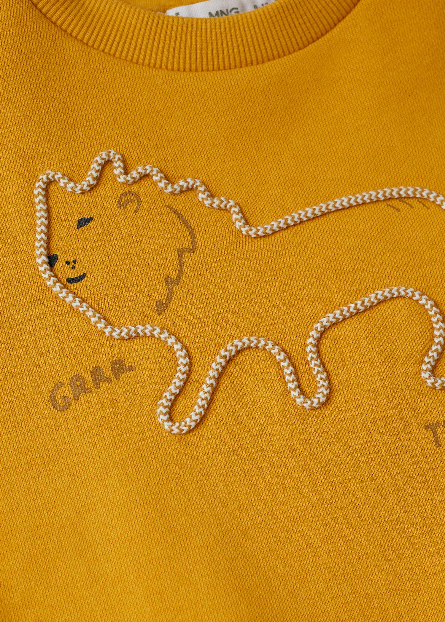Sudadera estampada relieve - Detalle del artículo 8
