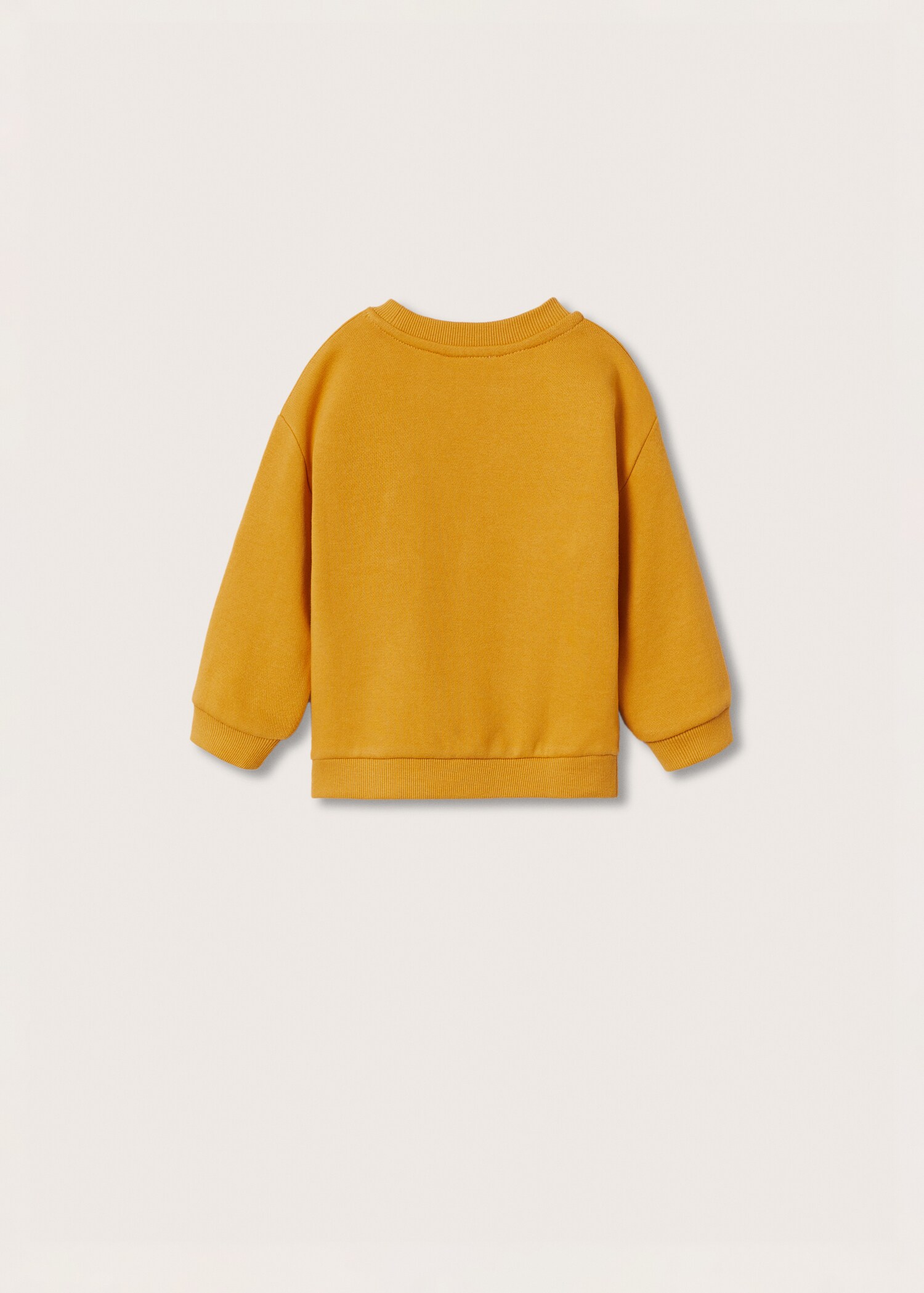 Sudadera estampada relieve - Reverso del artículo