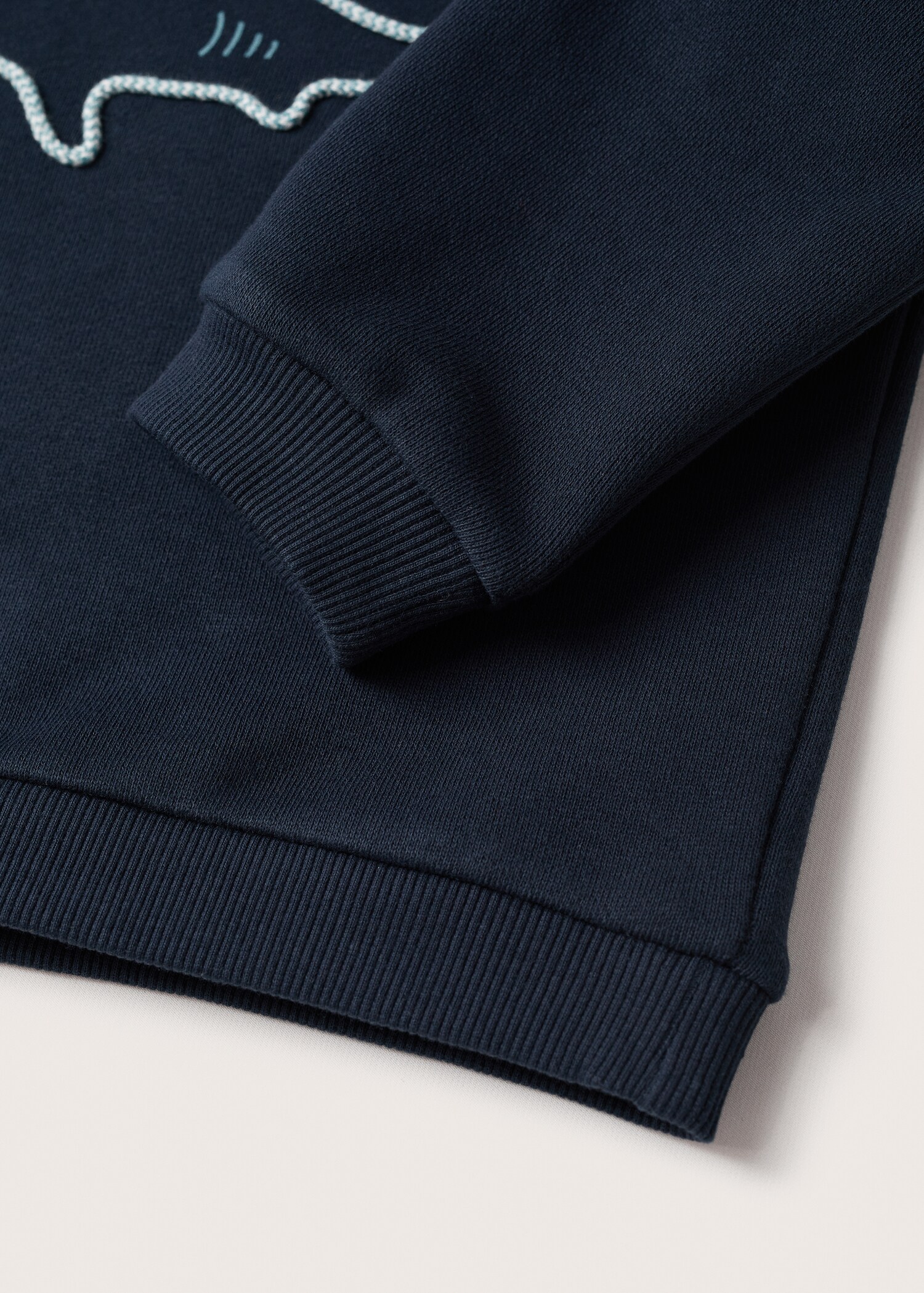 Sudadera estampada relieve - Detalle del artículo 7