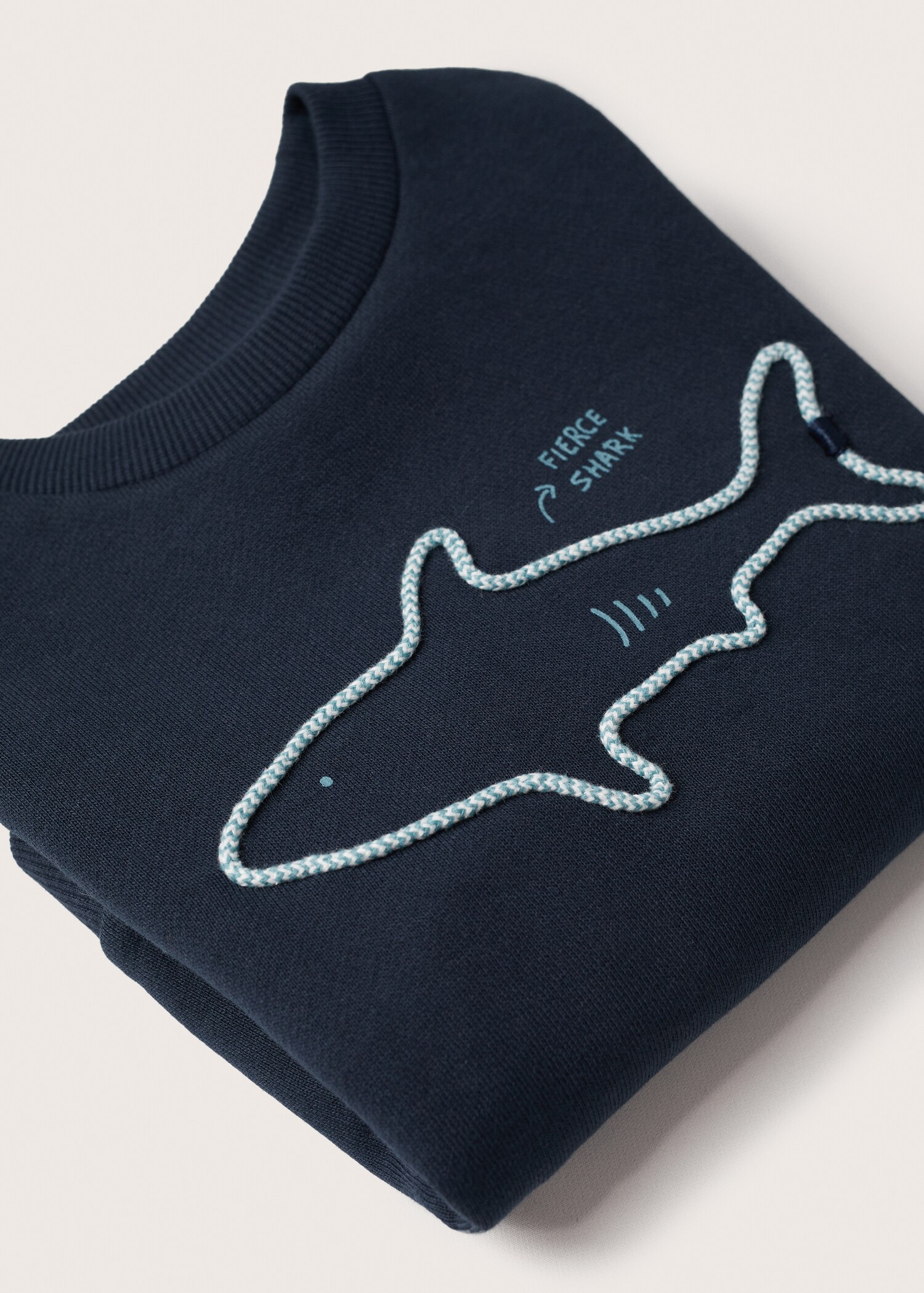 Sudadera estampada relieve - Detalle del artículo 8