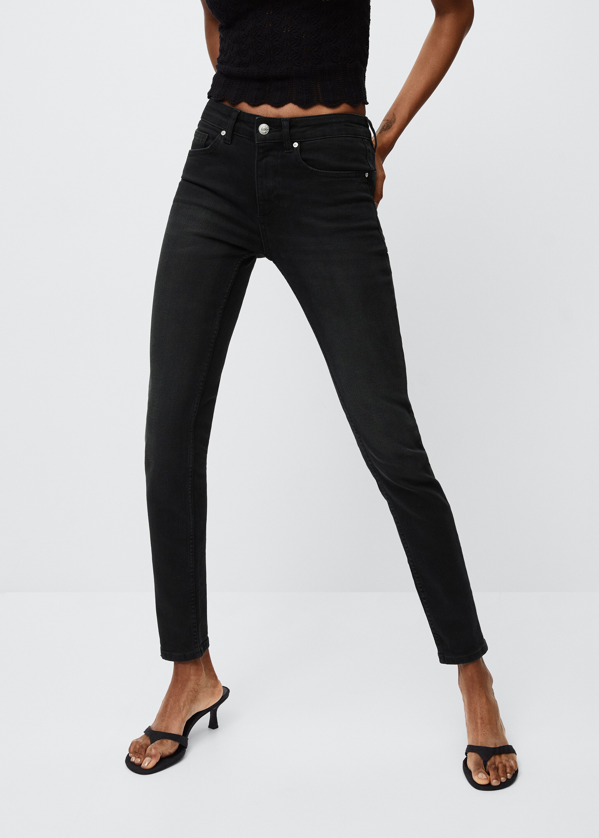 Push-up Skinny Jeans - Mittlere Ansicht