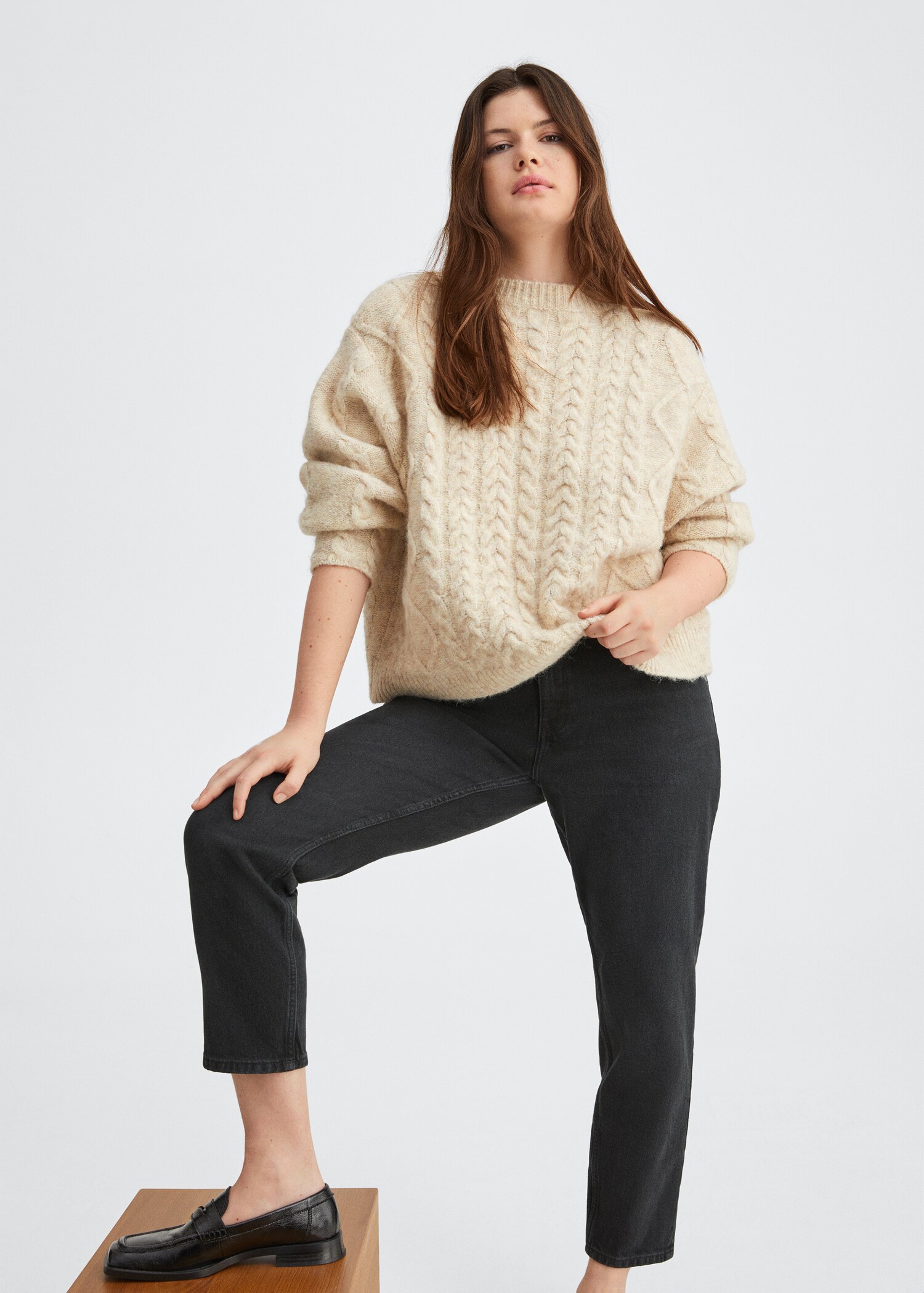 Comfort mom jeans met hoge taille - Detail van het artikel 5