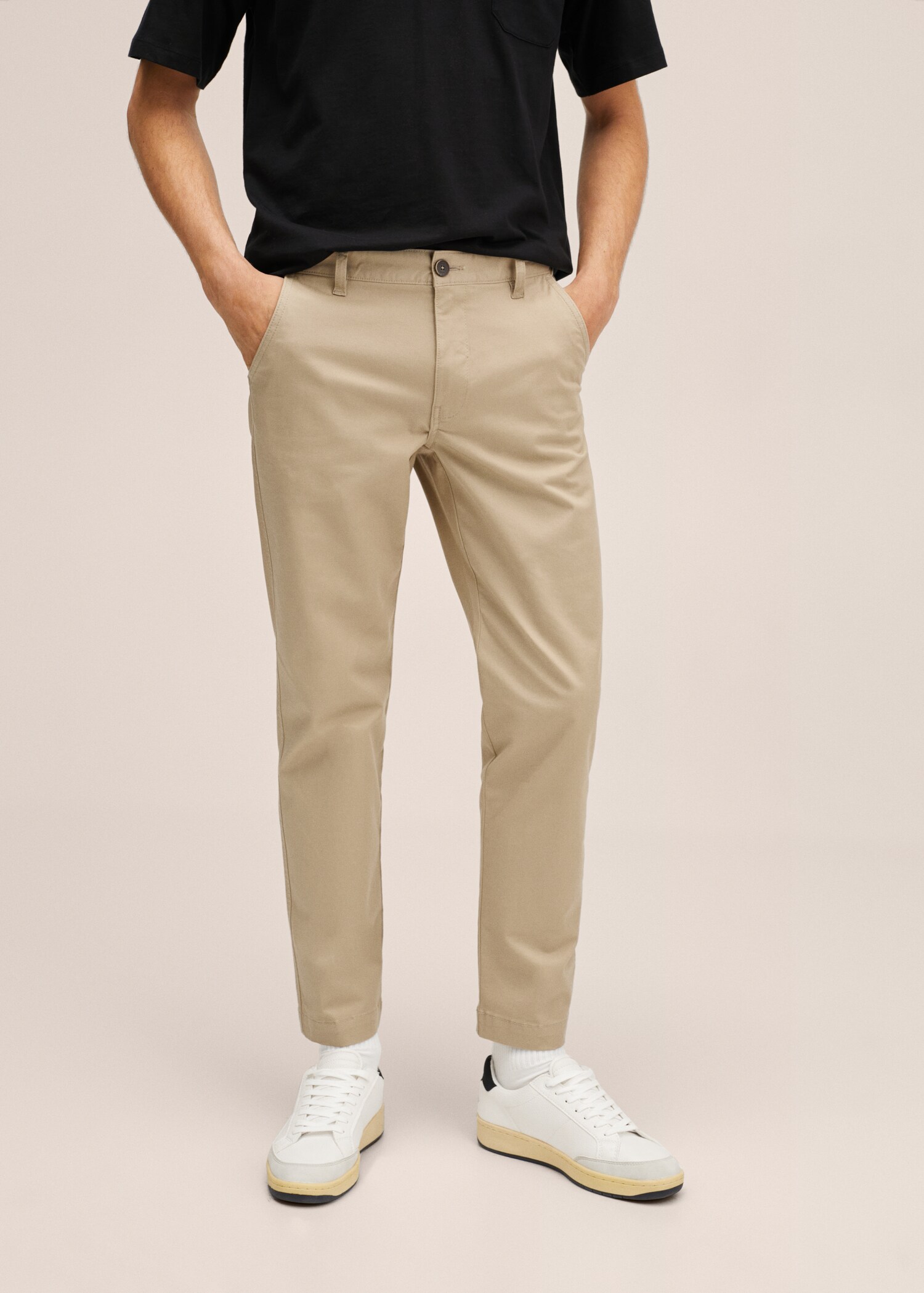 Cotton chinos - Details of the article 1