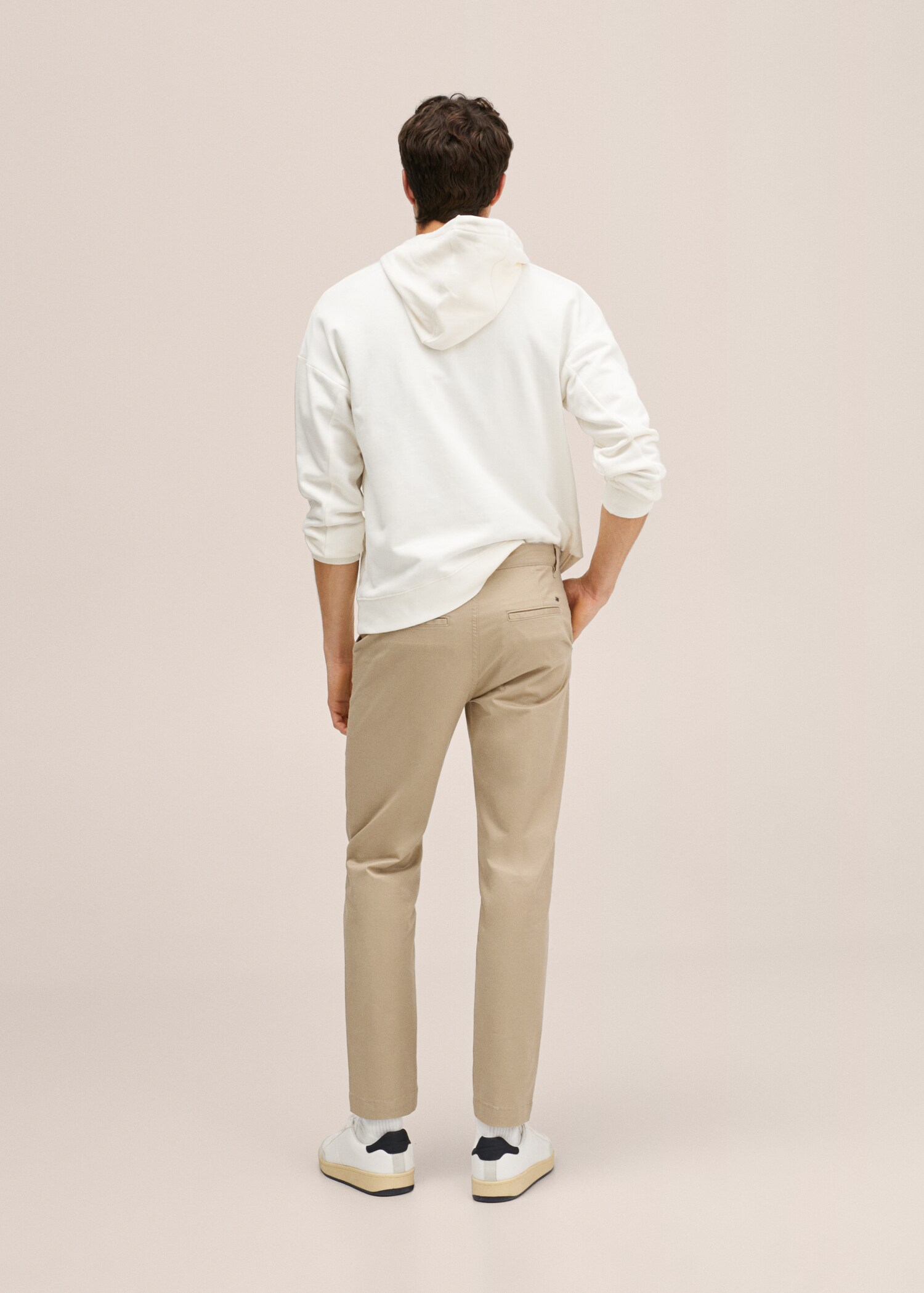 Cotton chinos - Reverse of the article