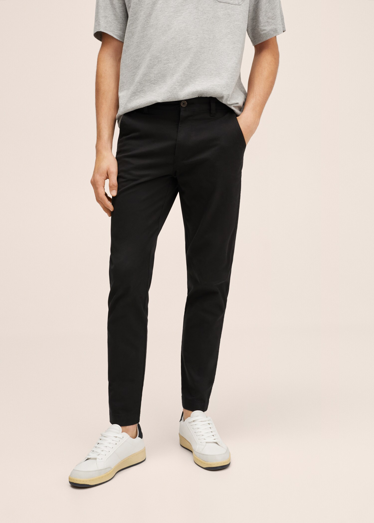 Cotton chinos - Details of the article 1