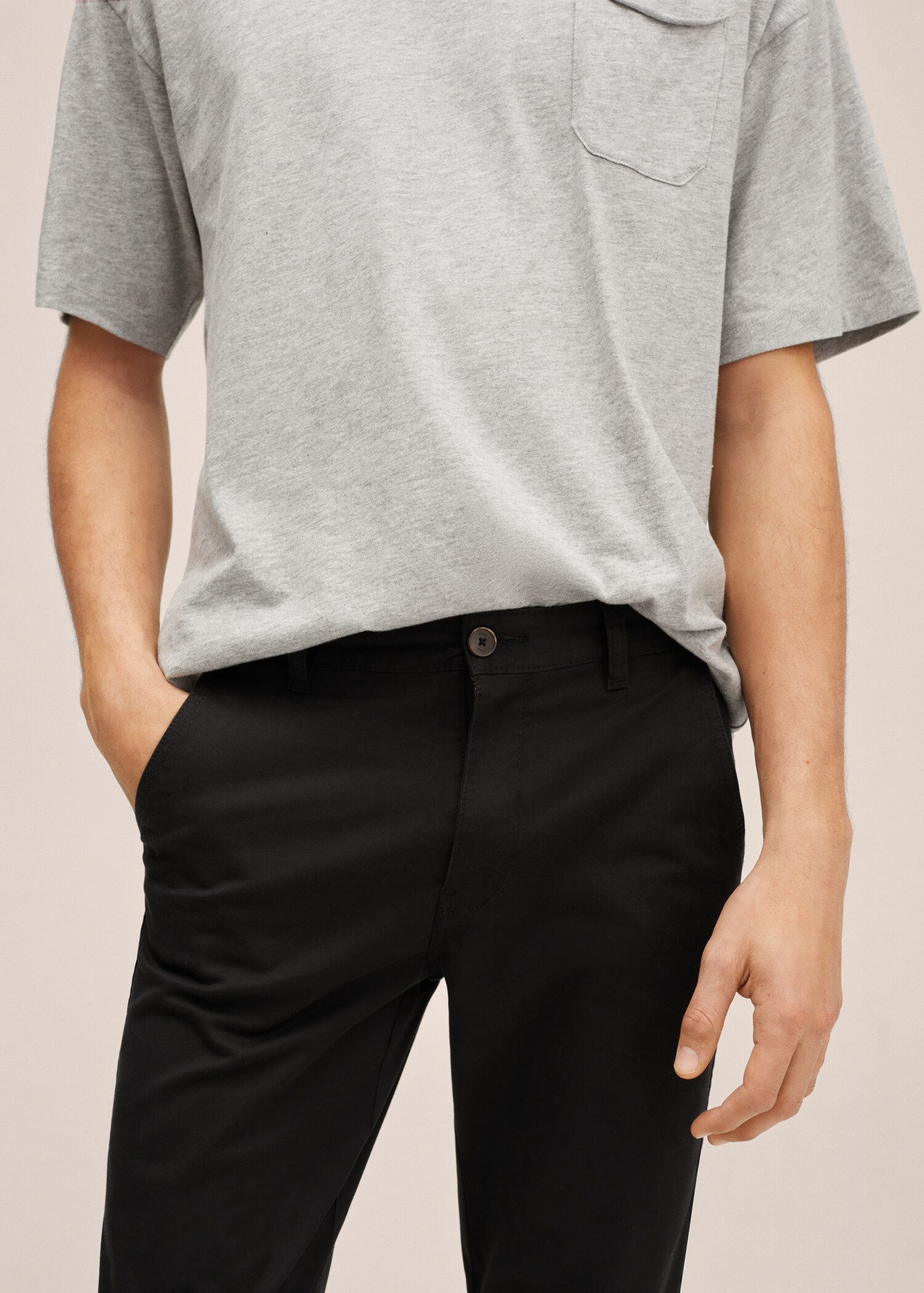 Cotton chinos - Details of the article 2