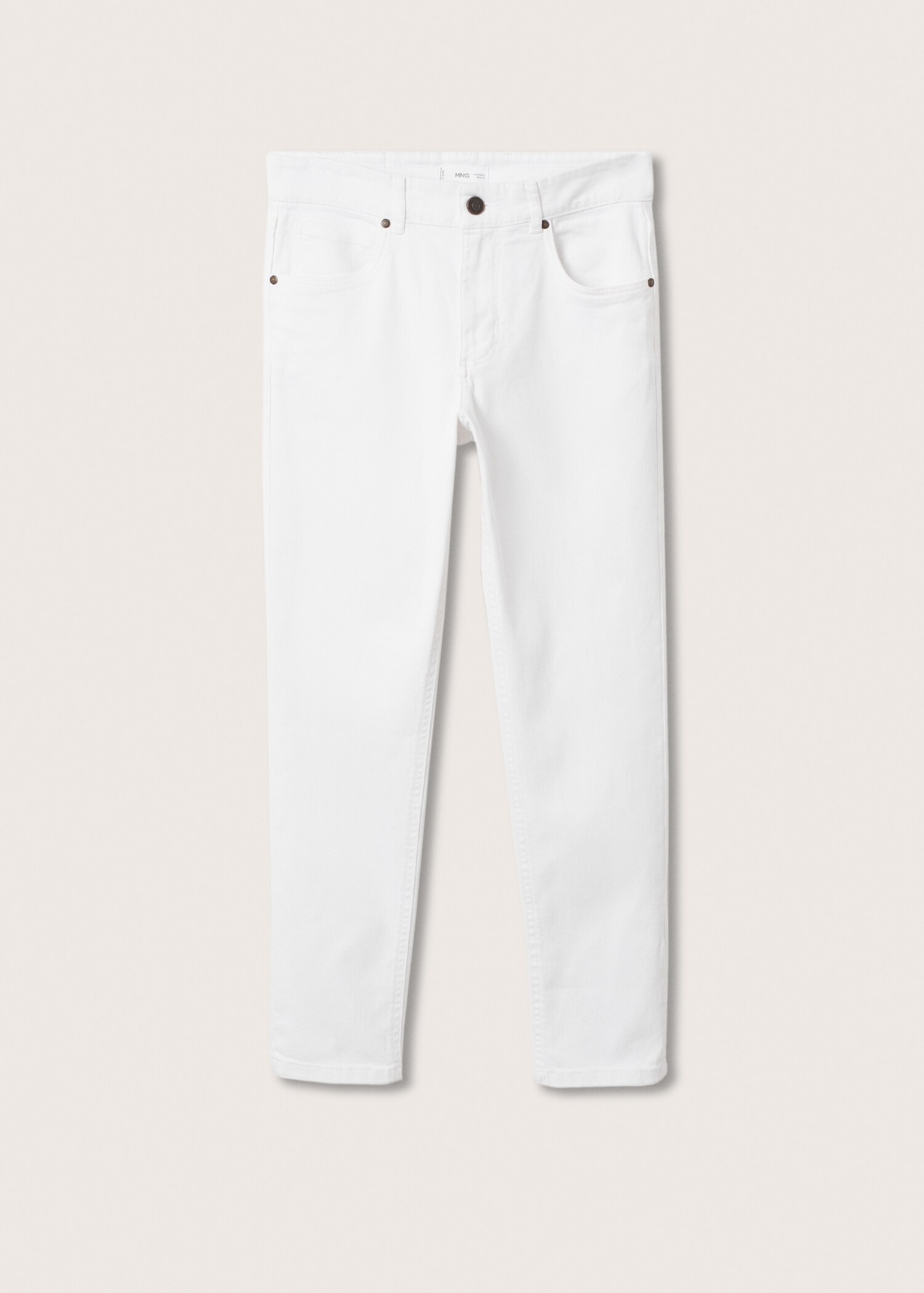 Regular-fit cotton trousers - Article without model