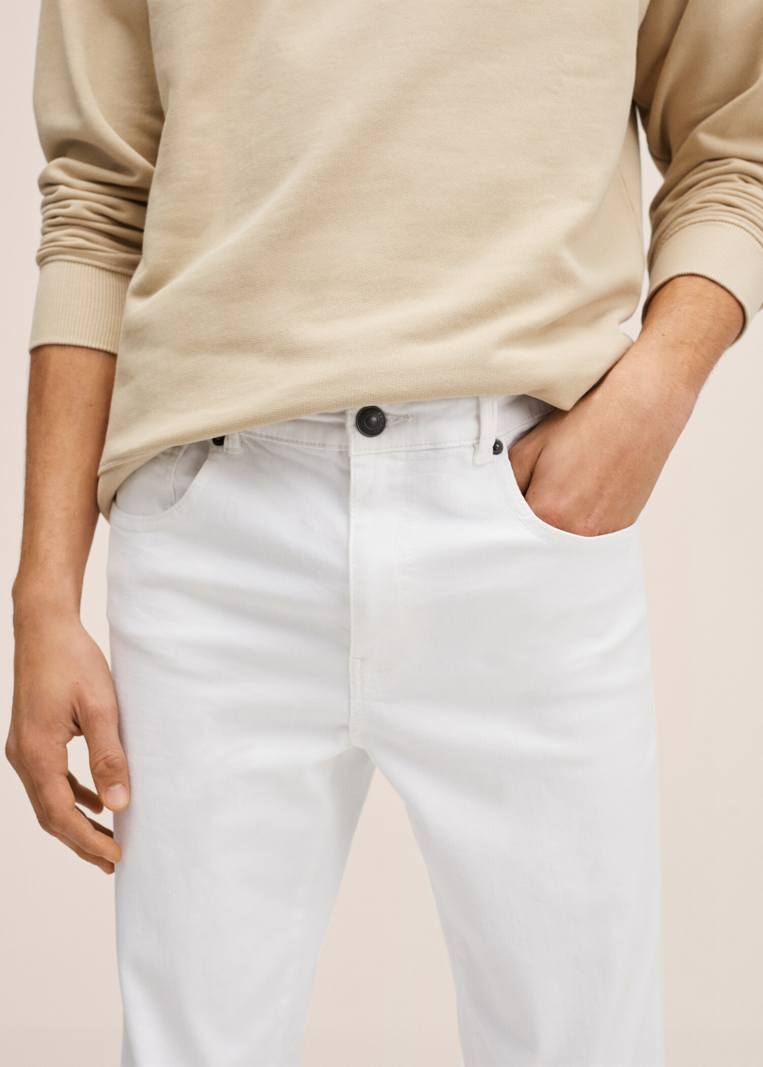Regular Fit-Baumwollhose - Detail des Artikels 2