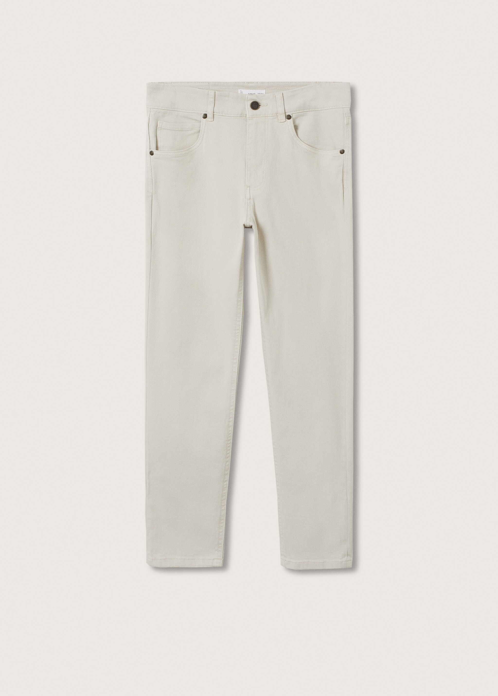 Regular-fit cotton trousers - Article without model